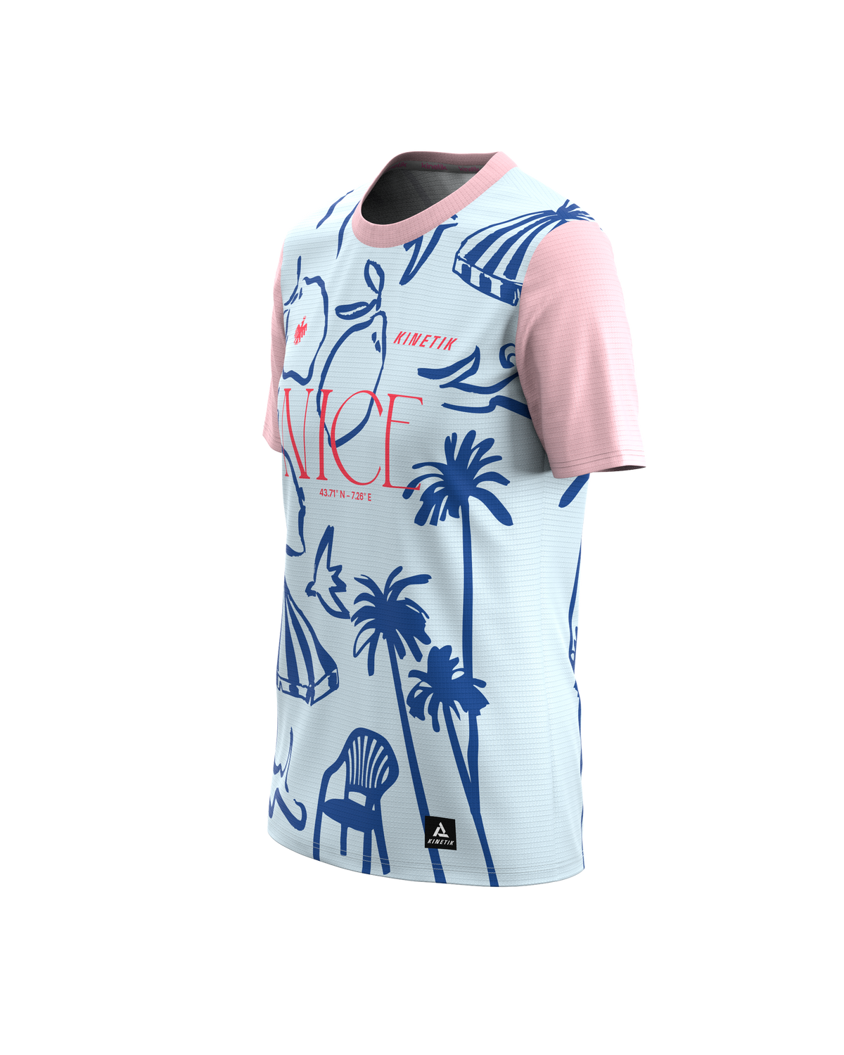 FALKON WOMEN NICE ARTWORK - - maillot manches courtes trail-running femme - kinetik-adrenalink