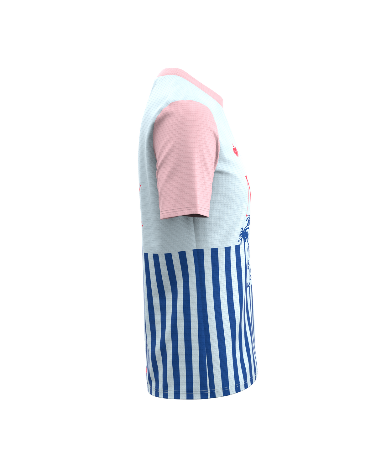 FALKON WOMEN NICE STRIPS - - maillot manches courtes trail-running femme - kinetik-adrenalink