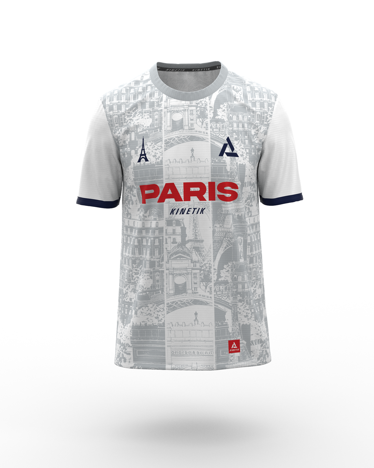 FALKON MEN PARIS RED-maillot manches courtes trail-running homme-kinetik-adrenalink