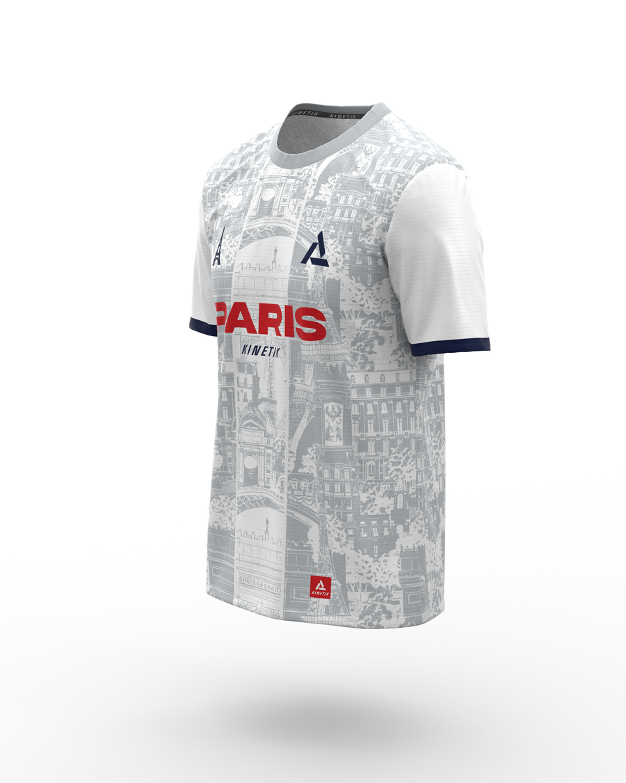 FALKON MEN PARIS RED-maillot manches courtes trail-running homme-kinetik-adrenalink