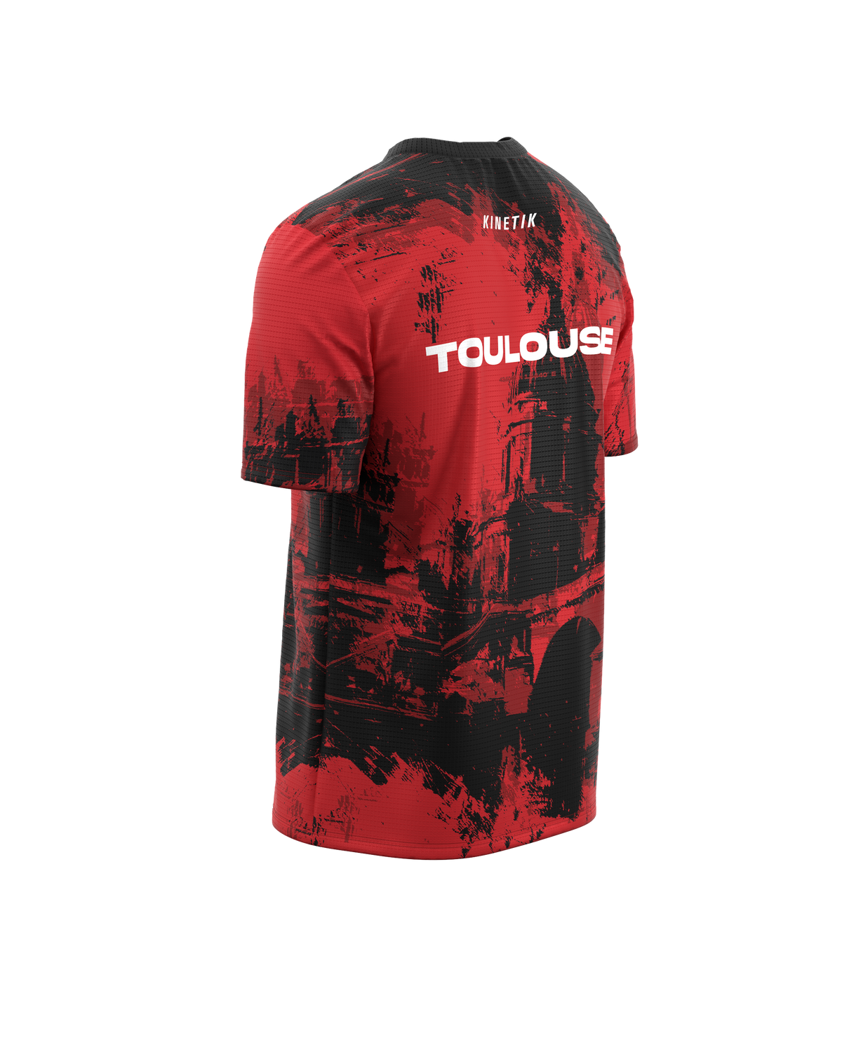 FALKON TOULOUSE RED MEN-maillot manches courtes trail-running homme-kinetik-adrenalink