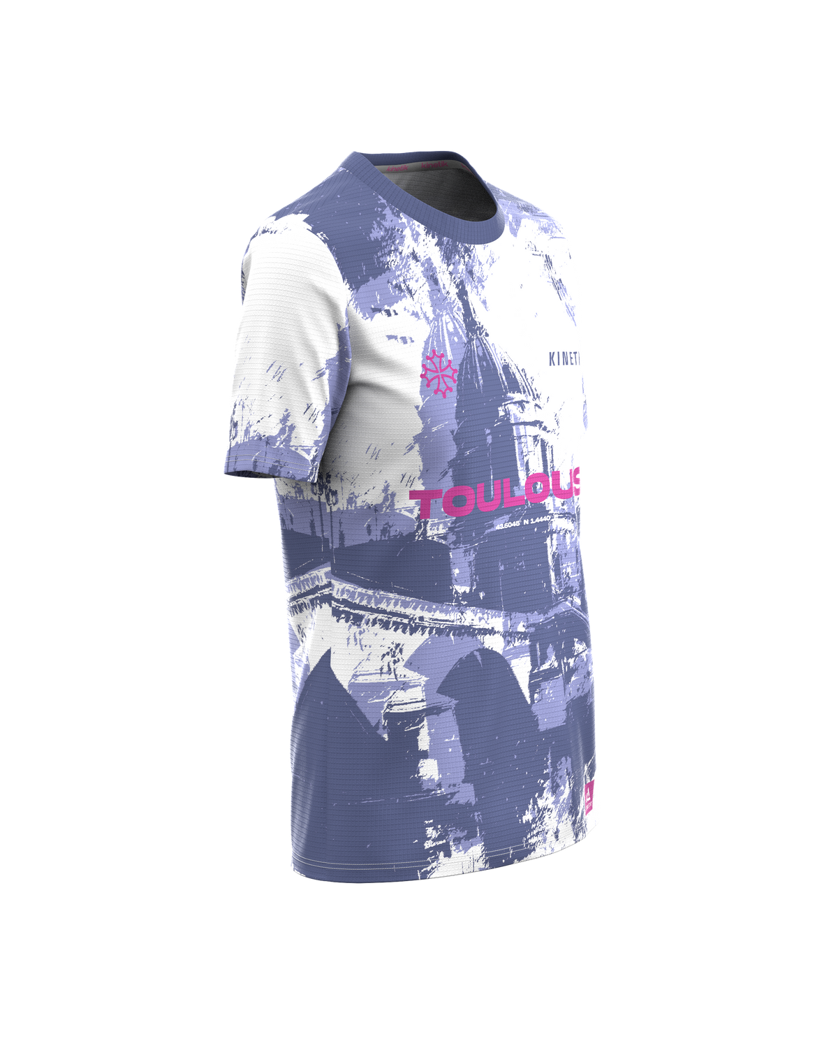 FALKON TOULOUSE PINK WOMEN - - maillot manches courtes trail-running femme - kinetik-adrenalink