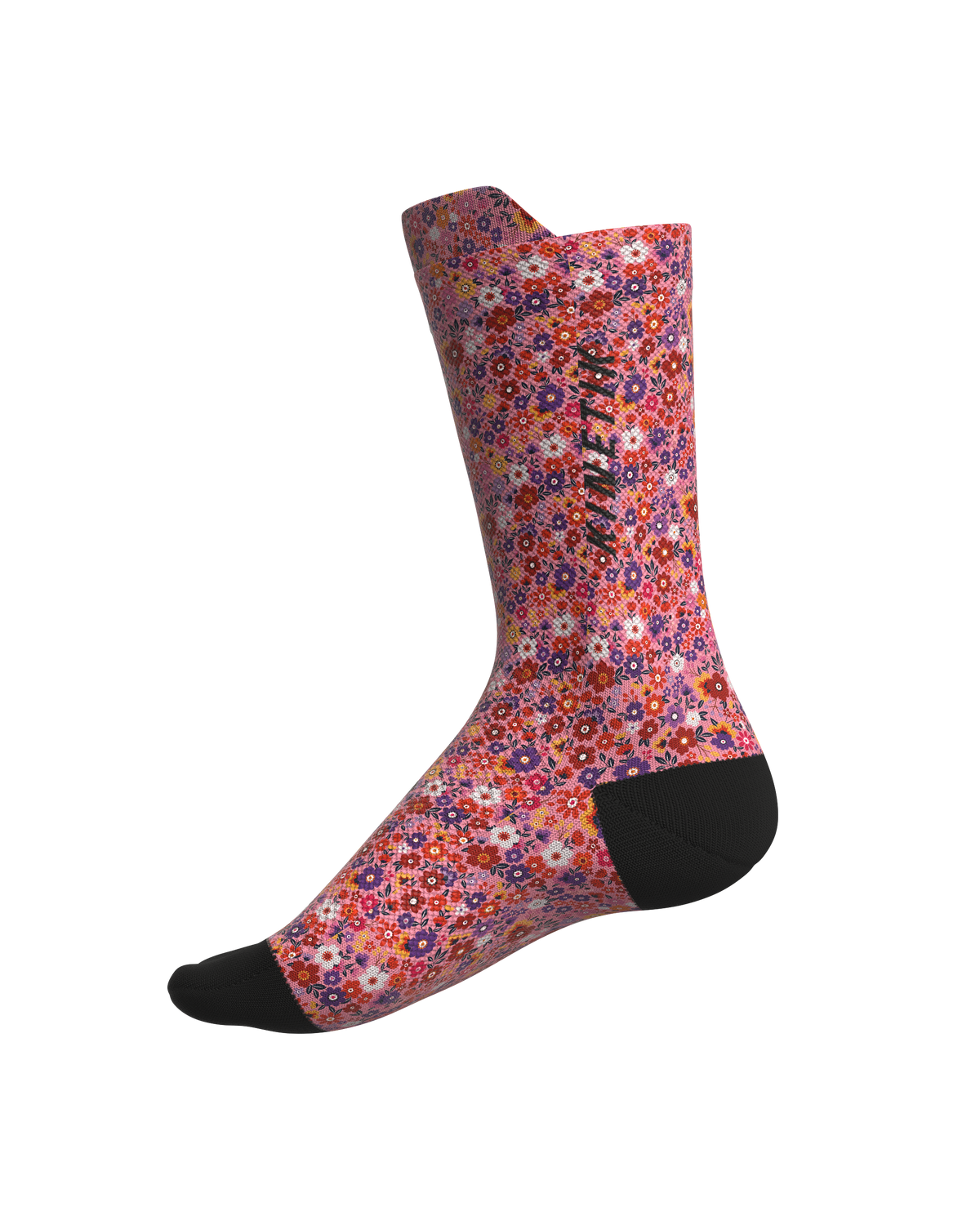 chaussettes de trail running fullkross socks floral cherry 