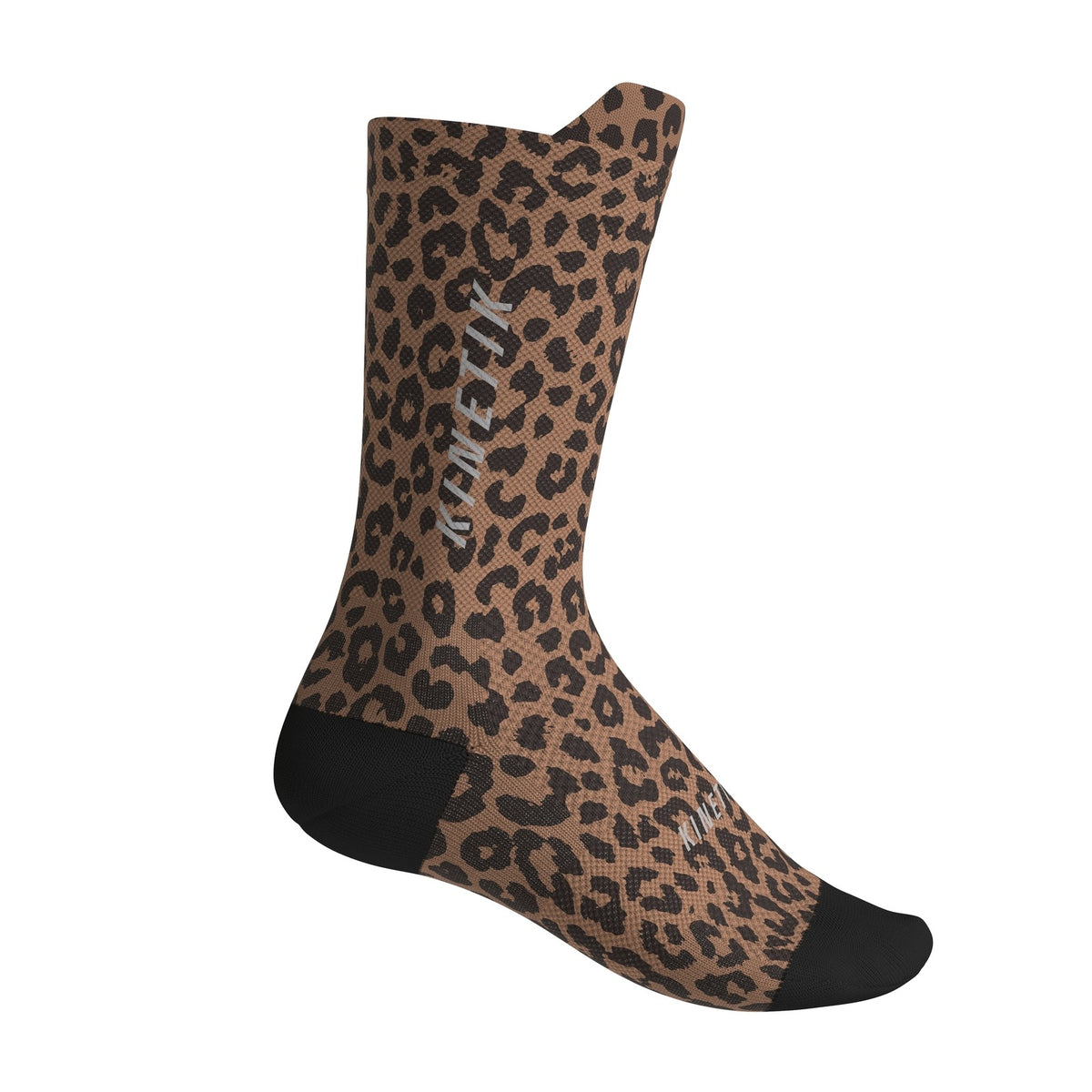 chaussettes de trail running fullkross socks leopard tiramisu