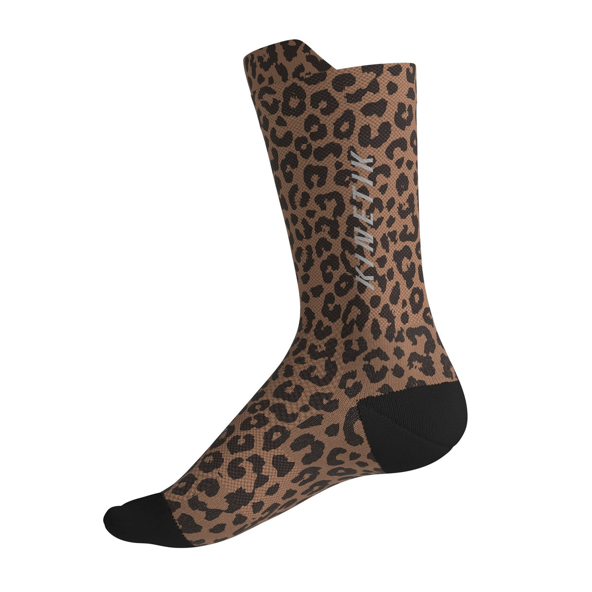 chaussettes de trail running fullkross socks leopard tiramisu