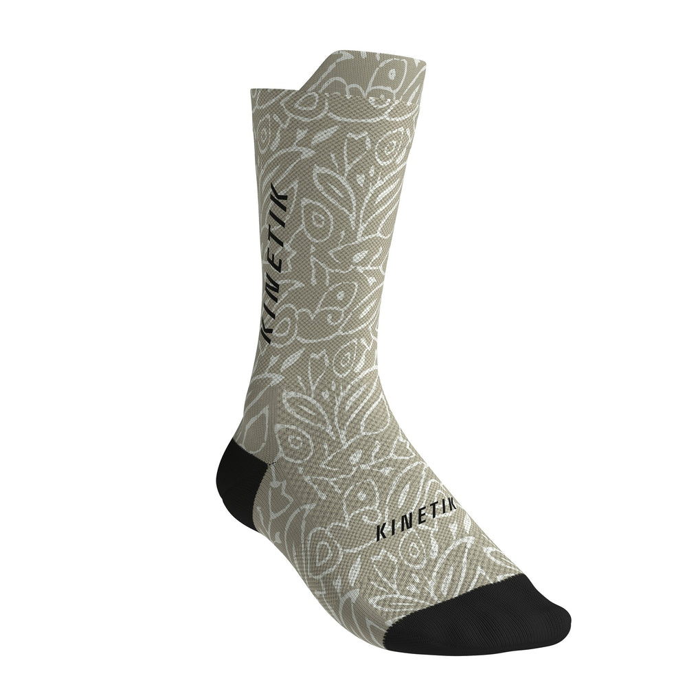 chaussettes de trail running fullkross socks linden leaf