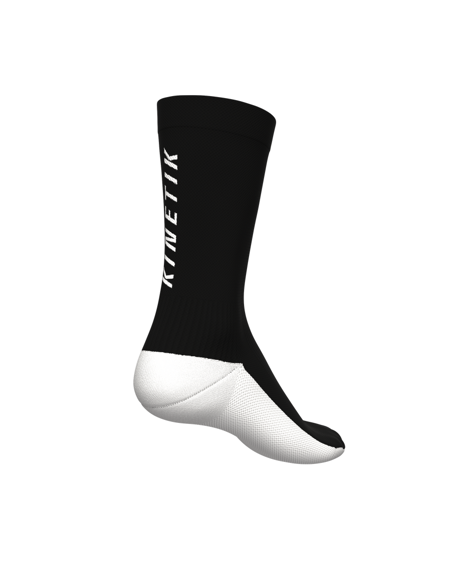 chaussettes de trail running socks all tracks motion noir et blanc