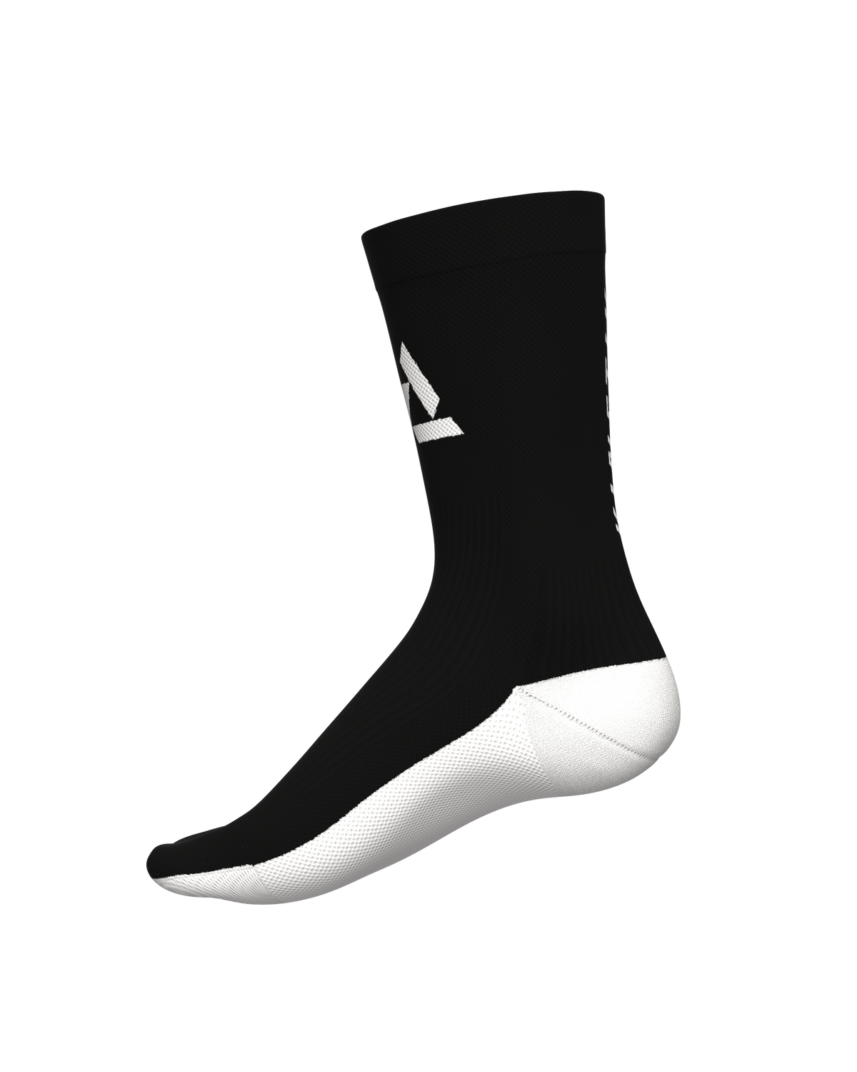 chaussettes de trail running socks all tracks motion noir et blanc