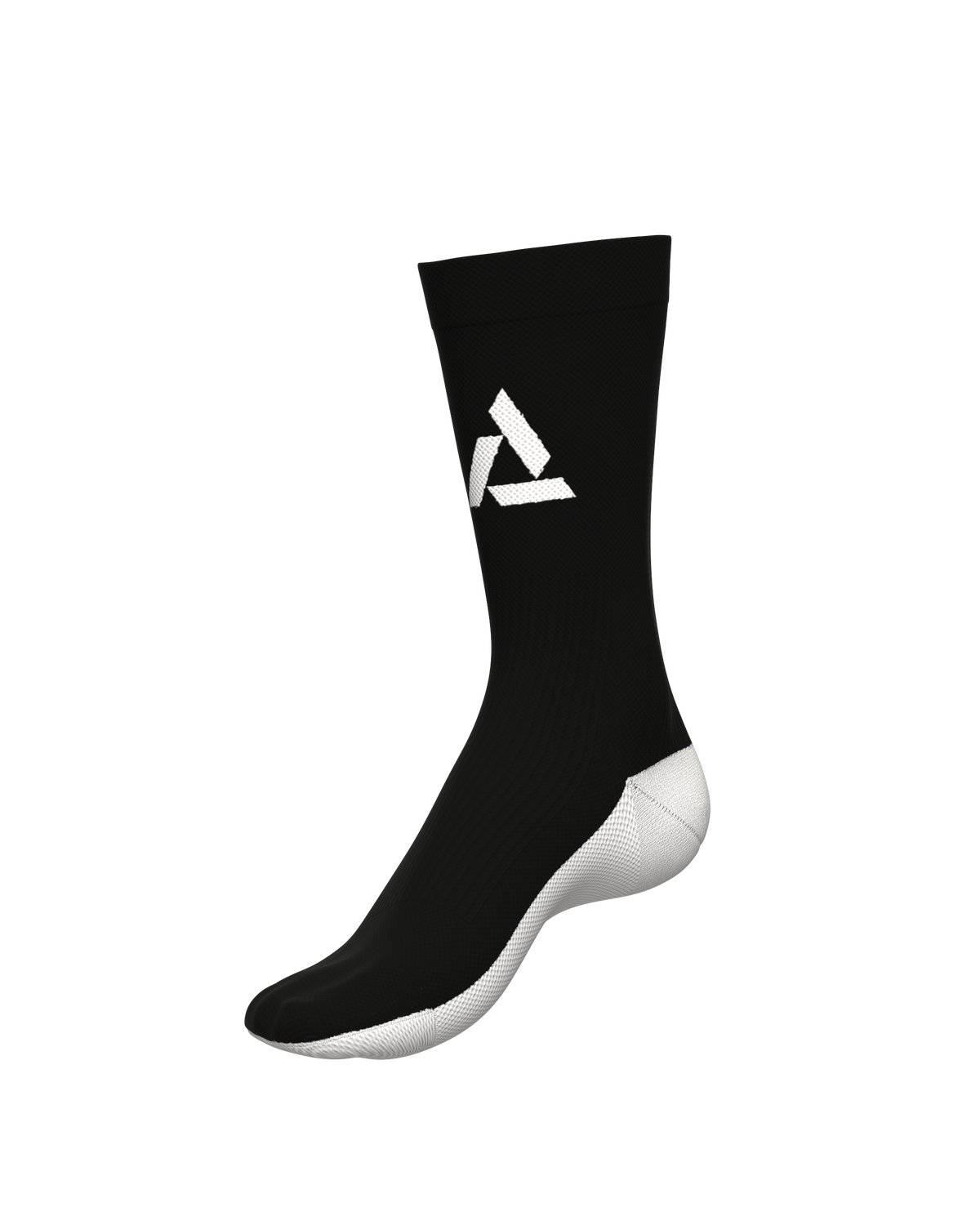 chaussettes de trail running socks all tracks motion noir et blanc
