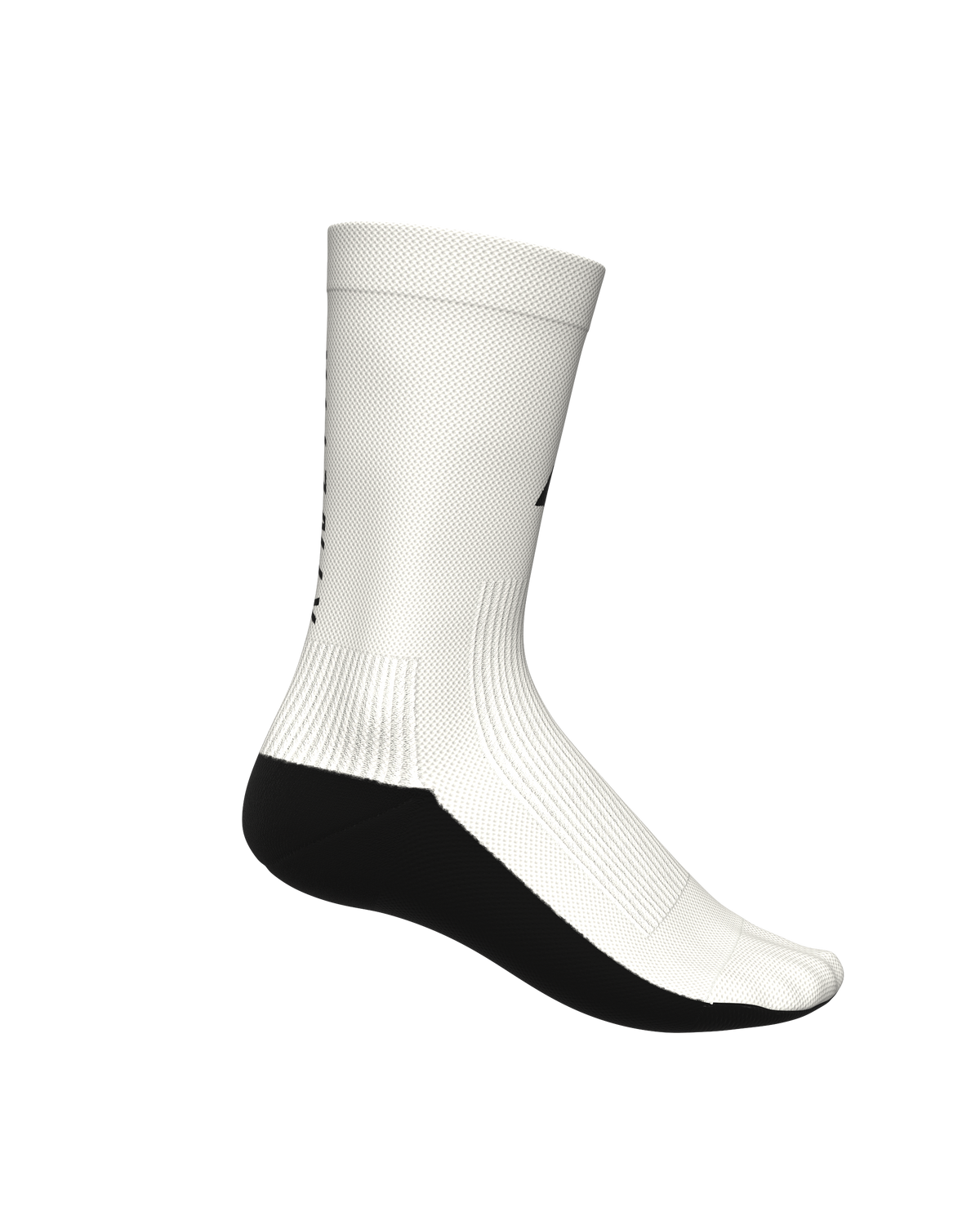 chaussettes de trail running socks all tracks motion blanc et noir