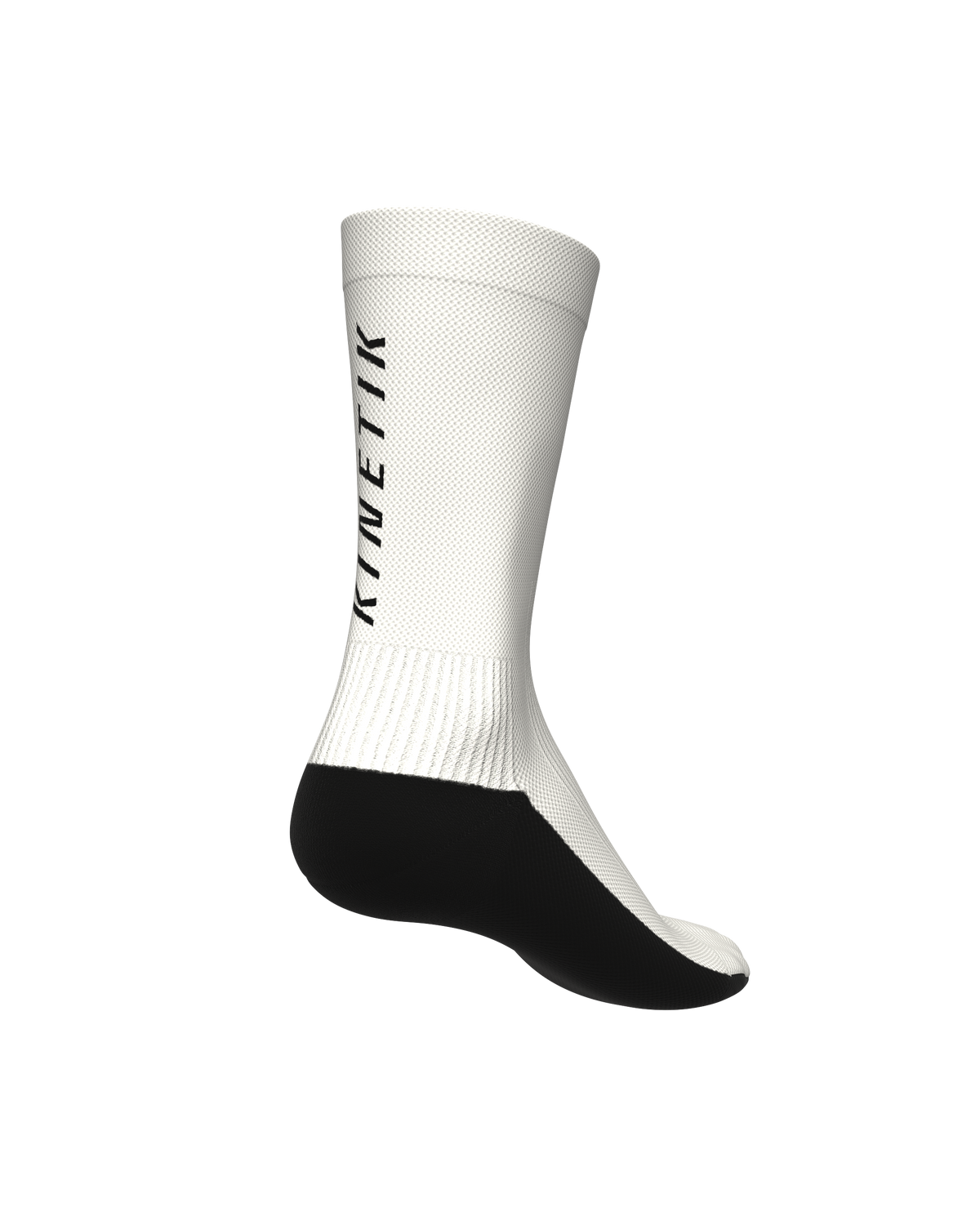 chaussettes de trail running socks all tracks motion blanc et noir