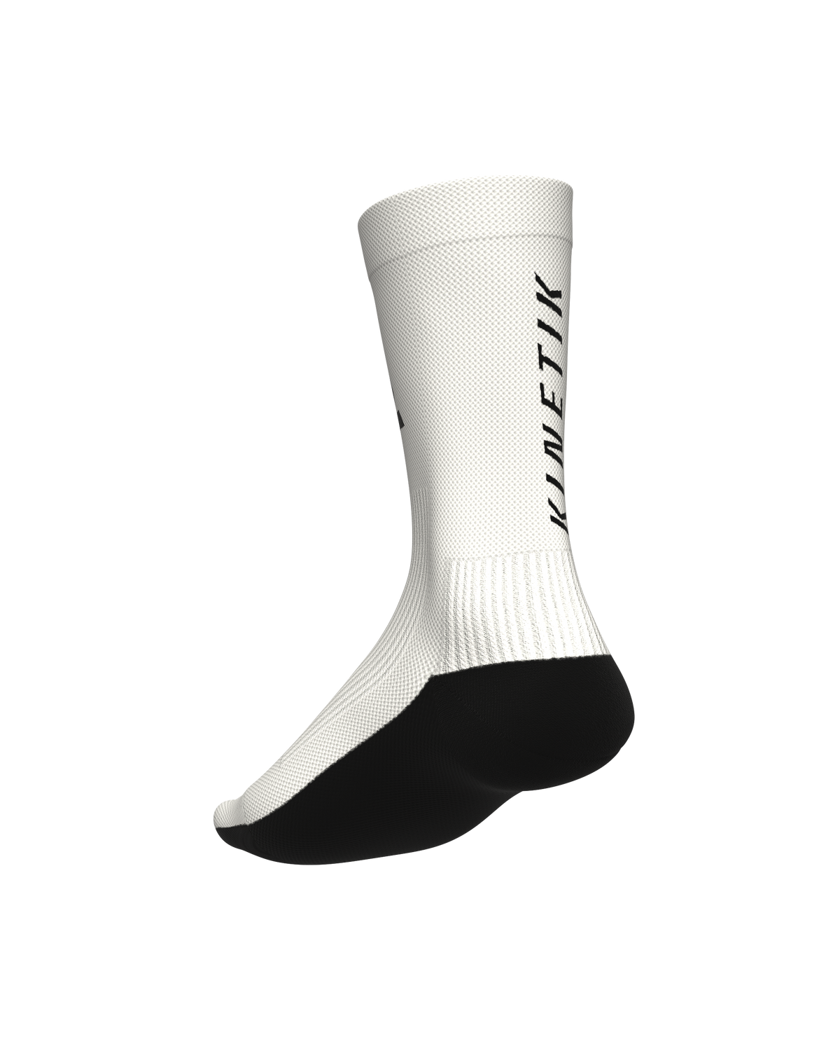 chaussettes de trail running socks all tracks motion blanc et noir