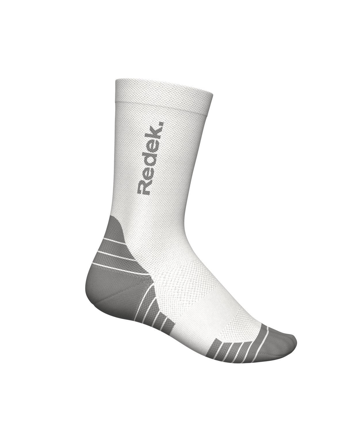 chaussettes de trail running socks REDEK KALZED WHITE