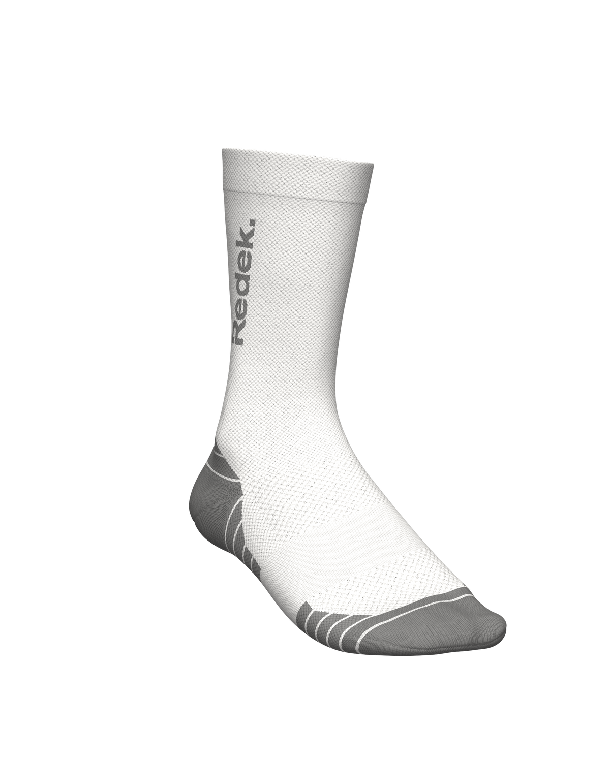 chaussettes de trail running socks REDEK KALZED WHITE