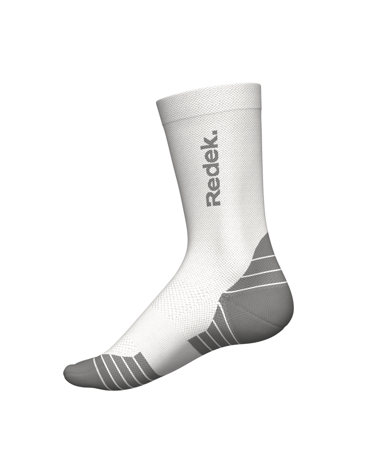 chaussettes de trail running socks REDEK KALZED WHITE