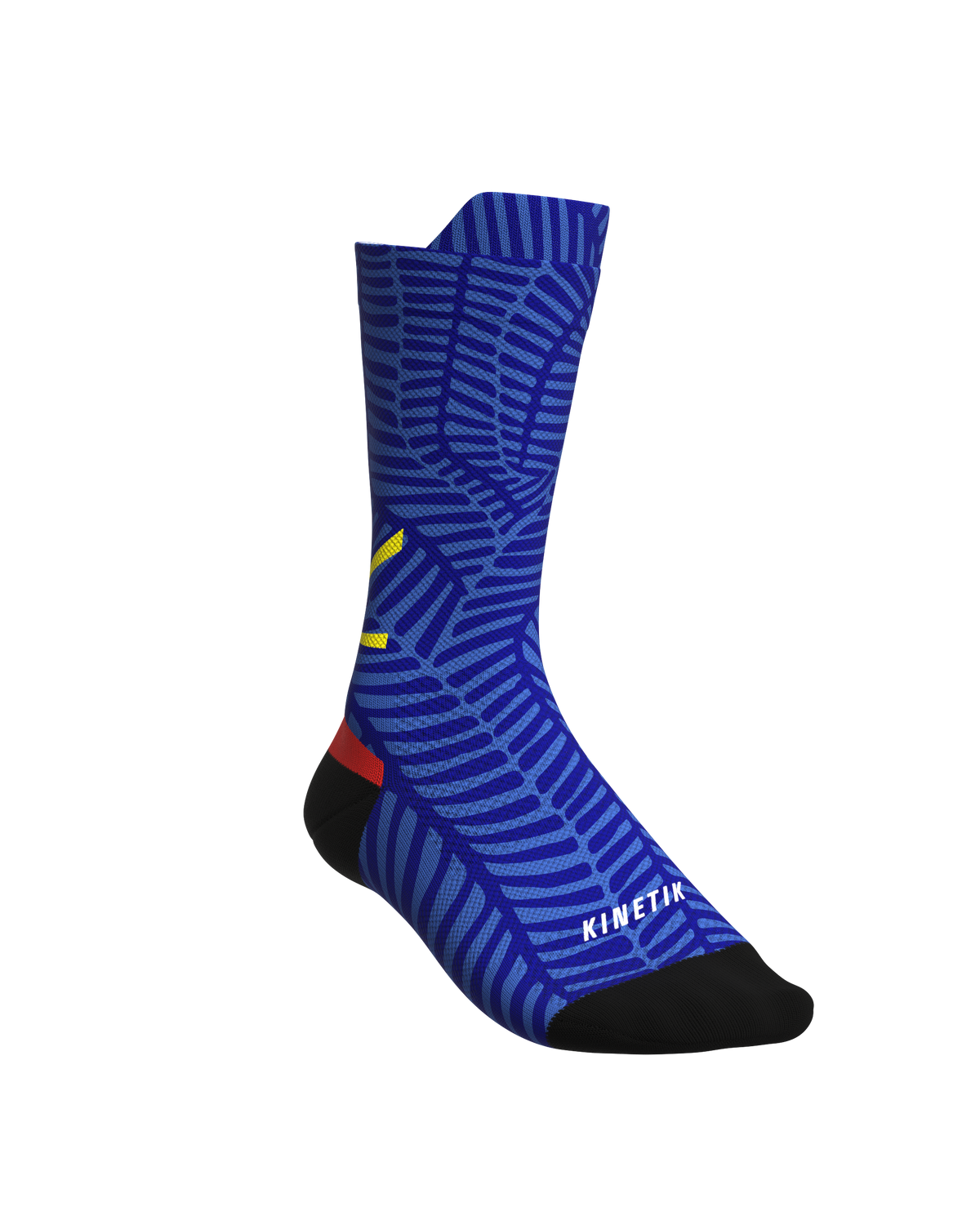 chaussettes de trail running fullkross socks ile de la reunion flag drapeau bleu