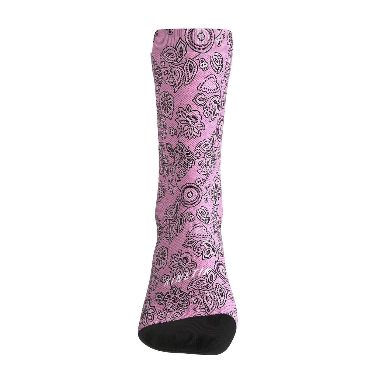 chaussettes de trail running fullkross socks rose bandana rosy