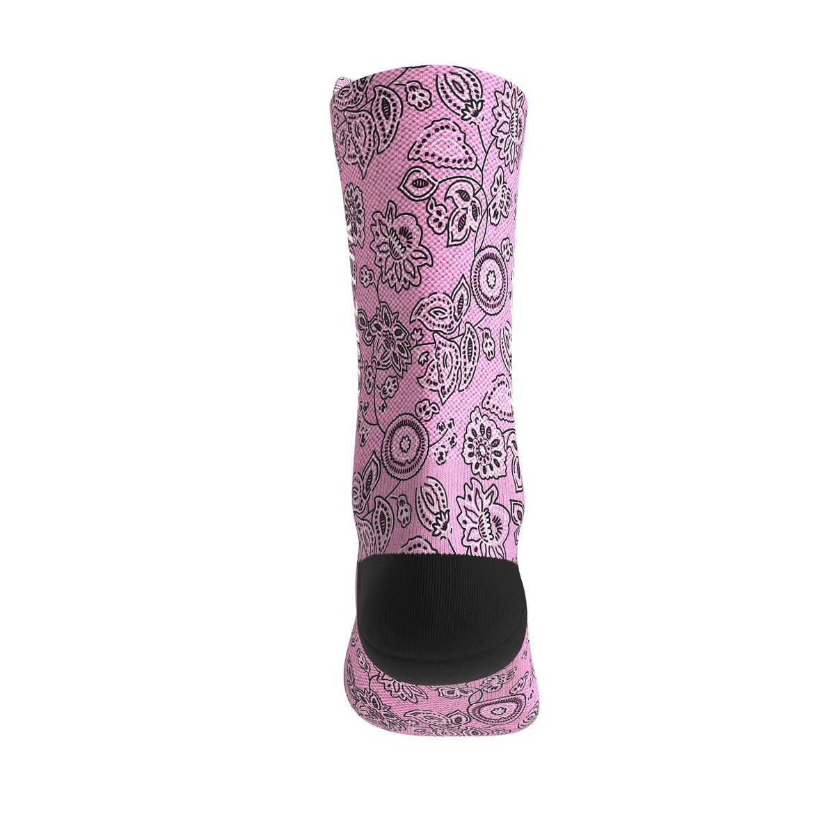 chaussettes de trail running fullkross socks rose bandana rosy