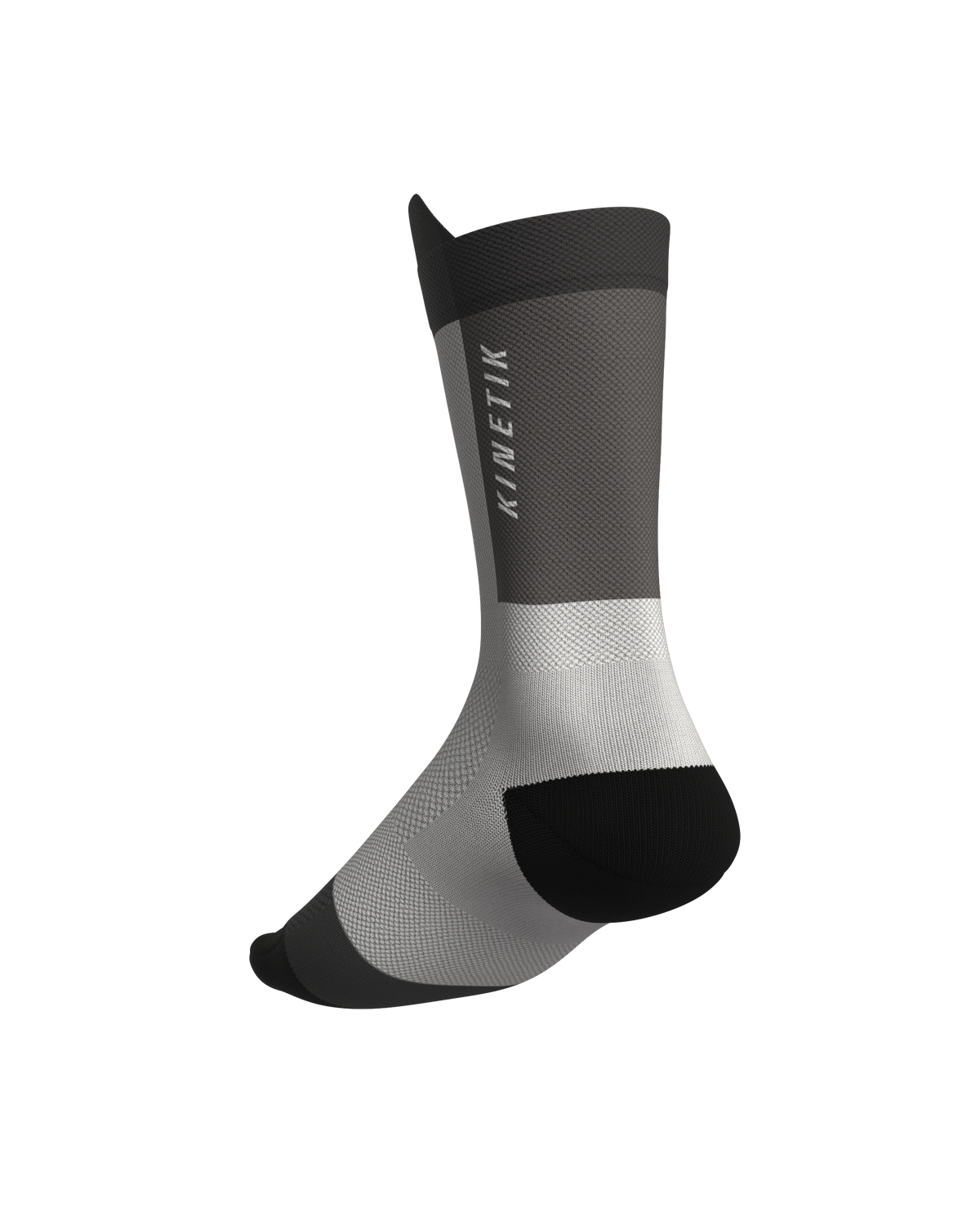 chaussettes de trail running fullkross socks white grey blanc gris