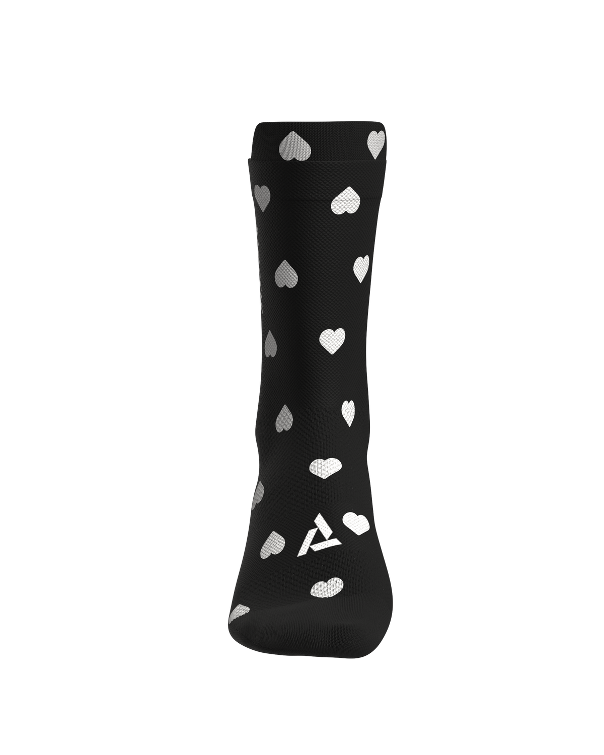 chaussettes de trail running fullkross heartrunneuse coeur black