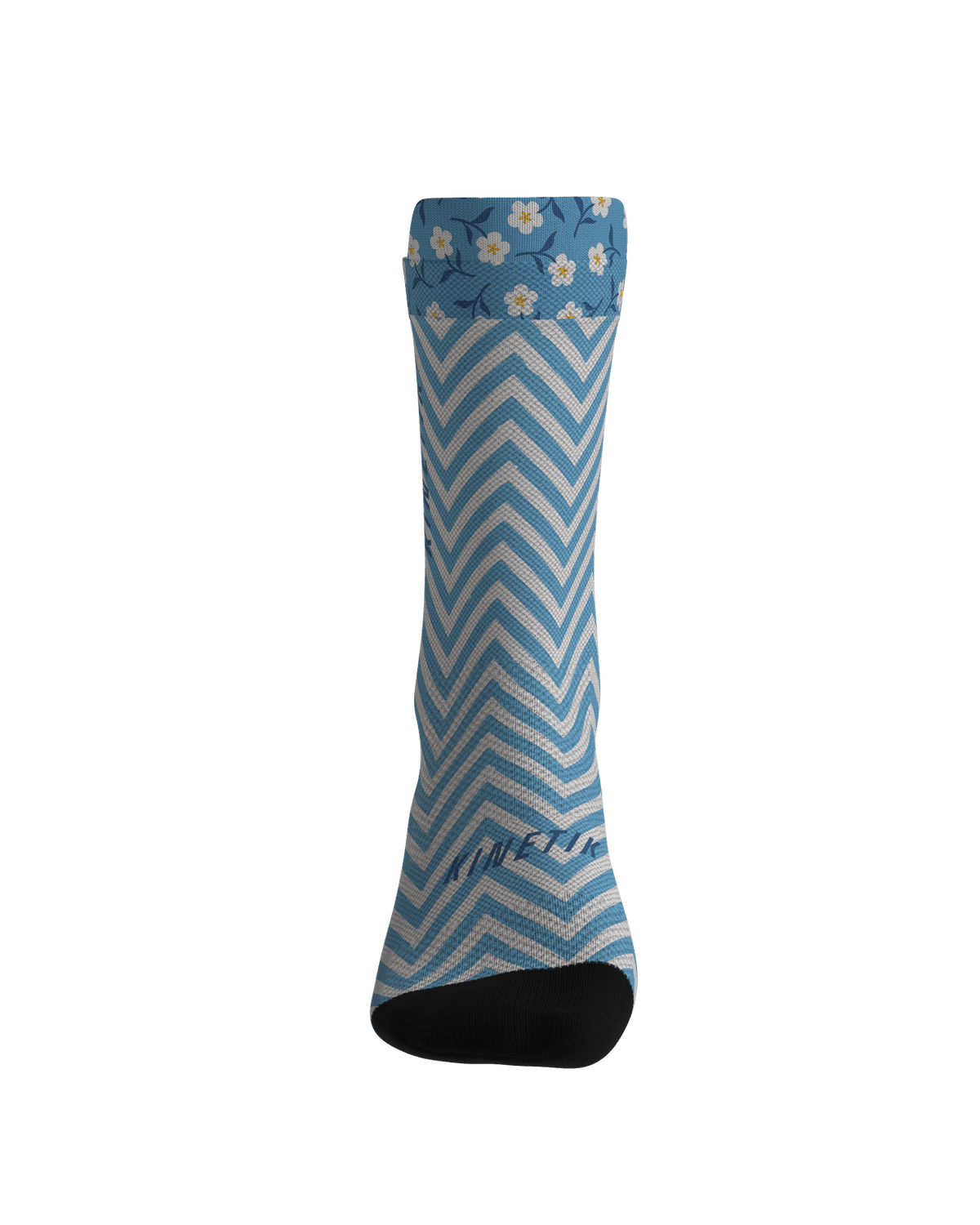 chaussettes de trail running fullkross socks oceanic flowers hawaiian