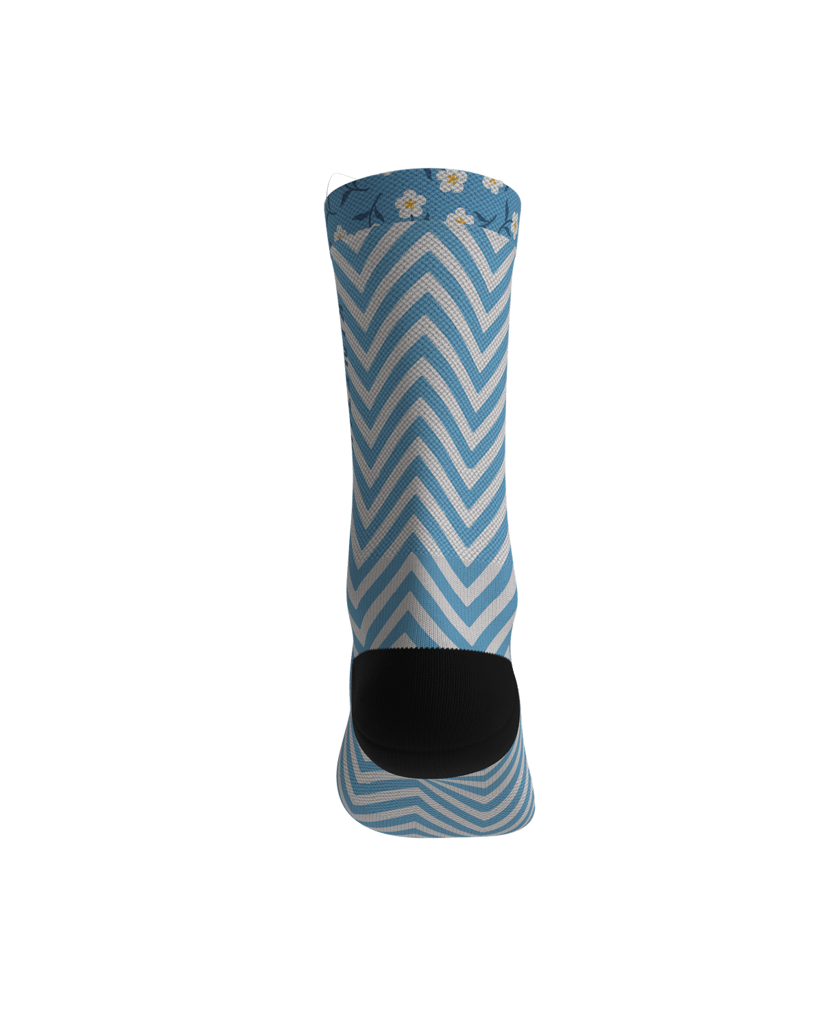 chaussettes de trail running fullkross socks oceanic flowers hawaiian