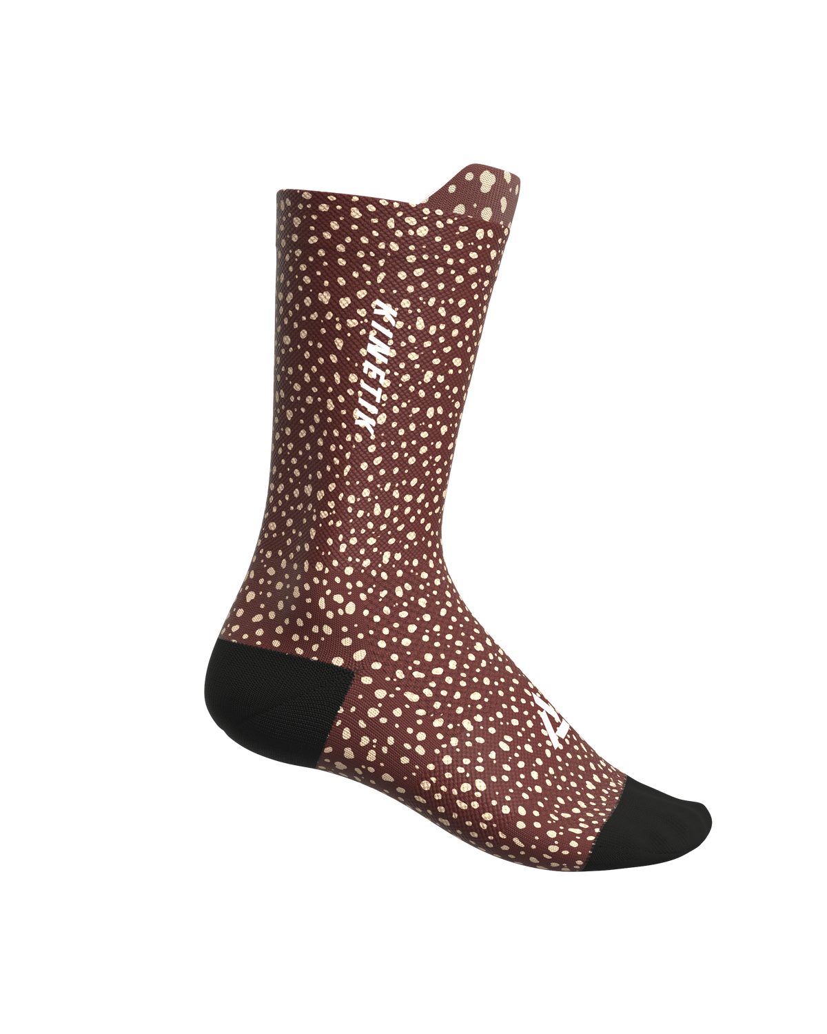 chaussettes de trail running fullkross socks deer brown marron