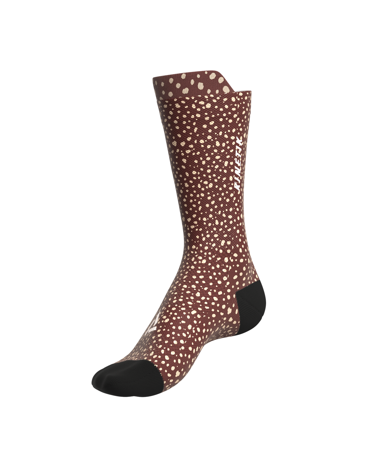 chaussettes de trail running fullkross socks deer brown marron