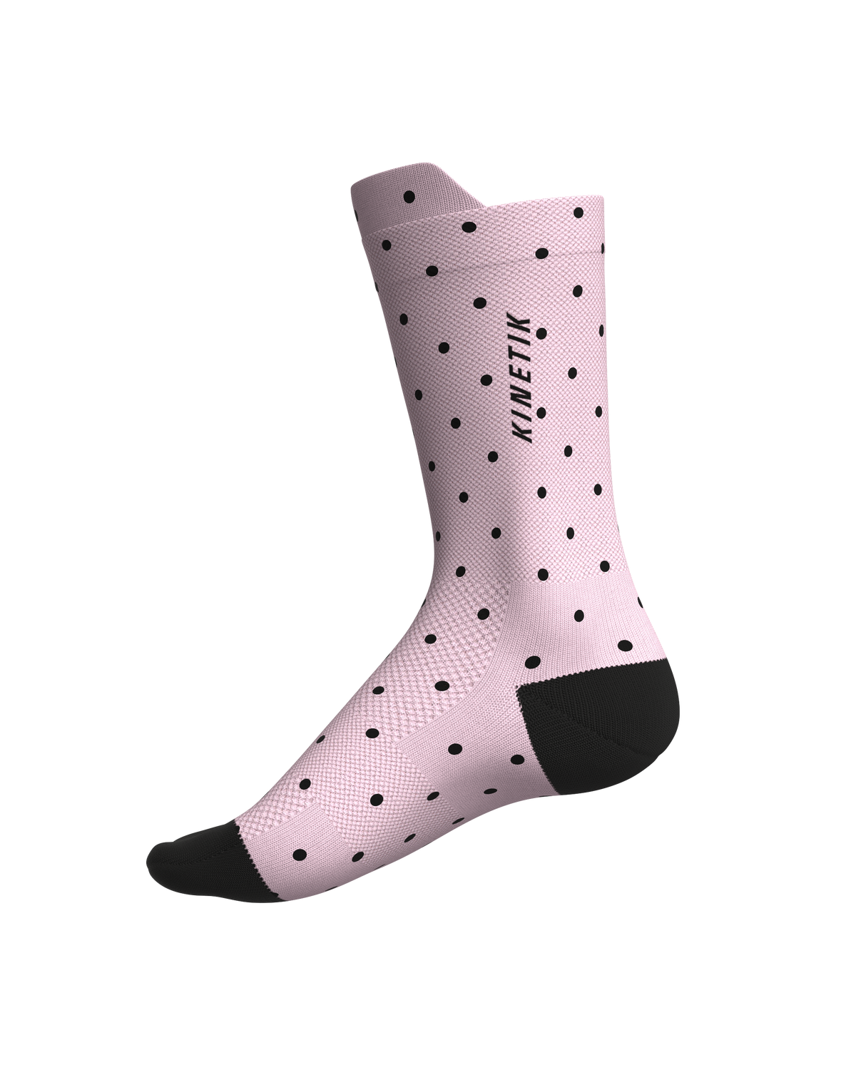 chaussettes de trail running fullkross doty blush pink