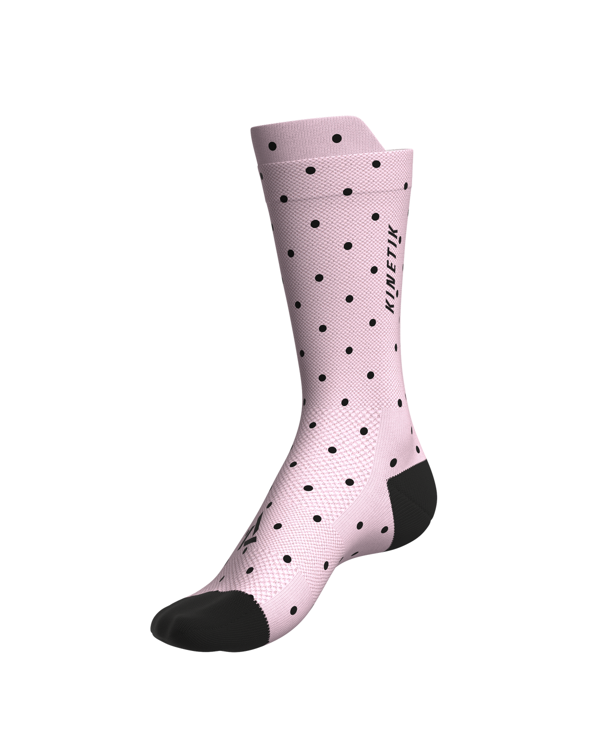 chaussettes de trail running fullkross doty blush pink