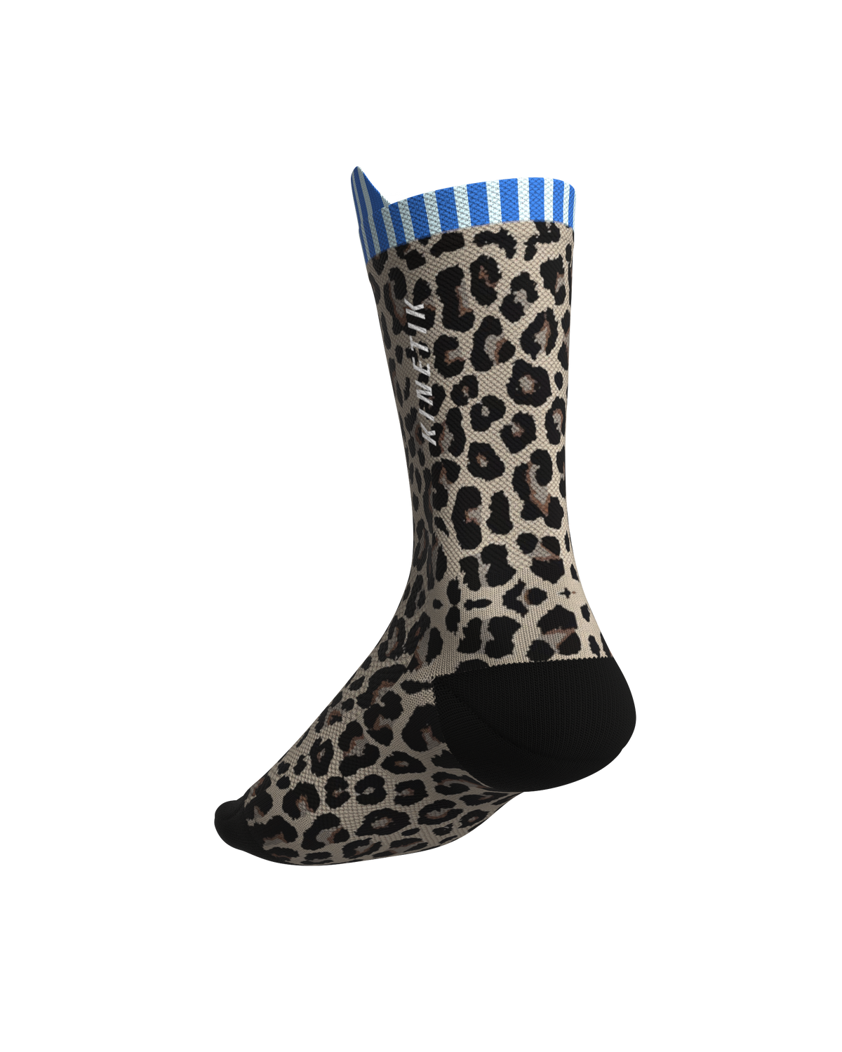 chaussettes fullkross leopard mariniere trail running