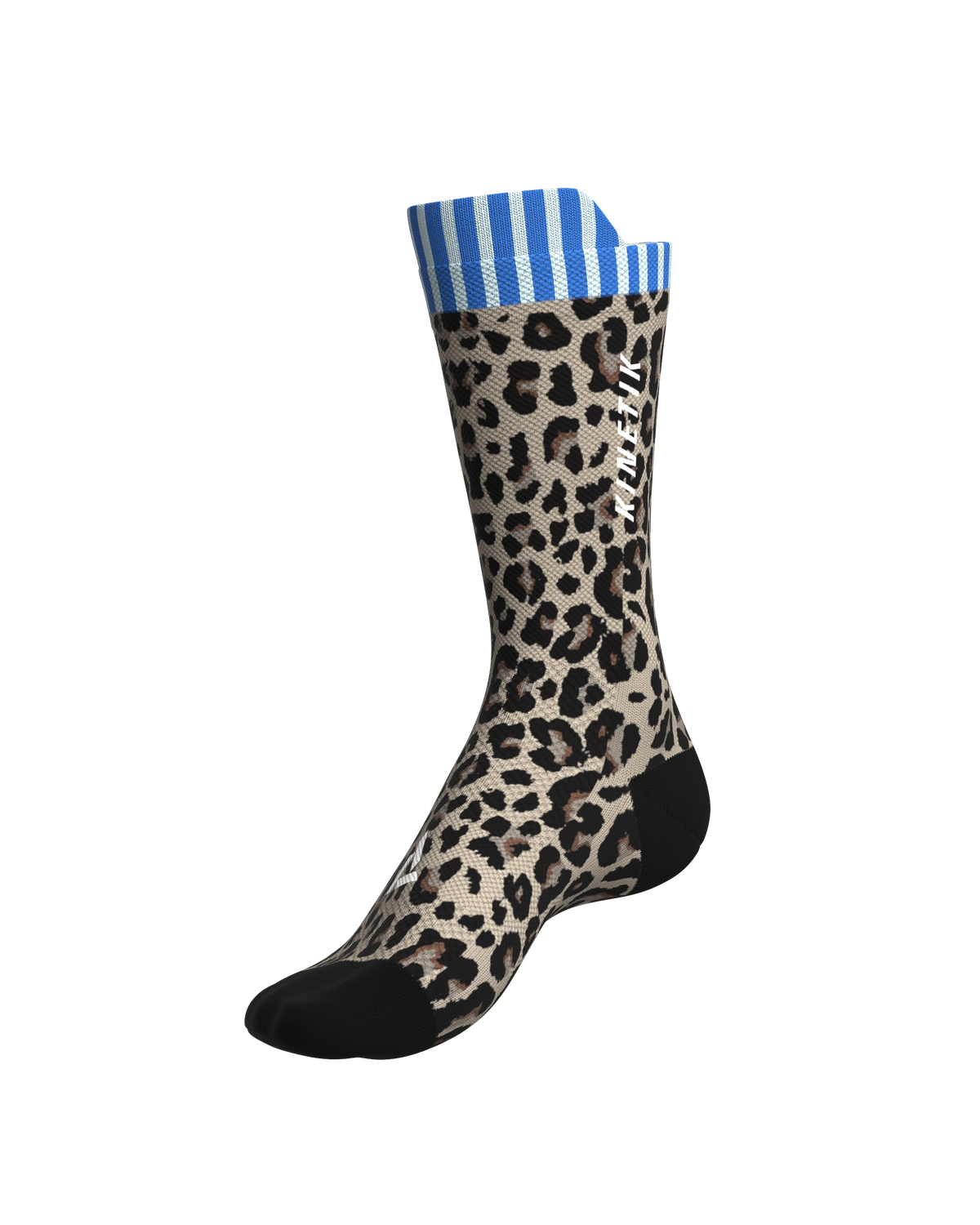 chaussettes fullkross leopard mariniere trail running