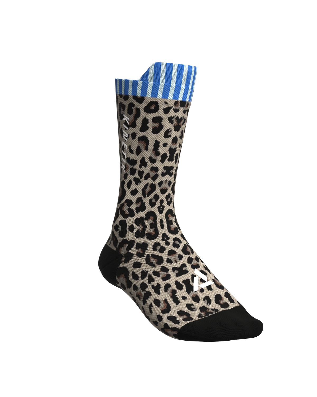 chaussettes fullkross leopard mariniere trail running