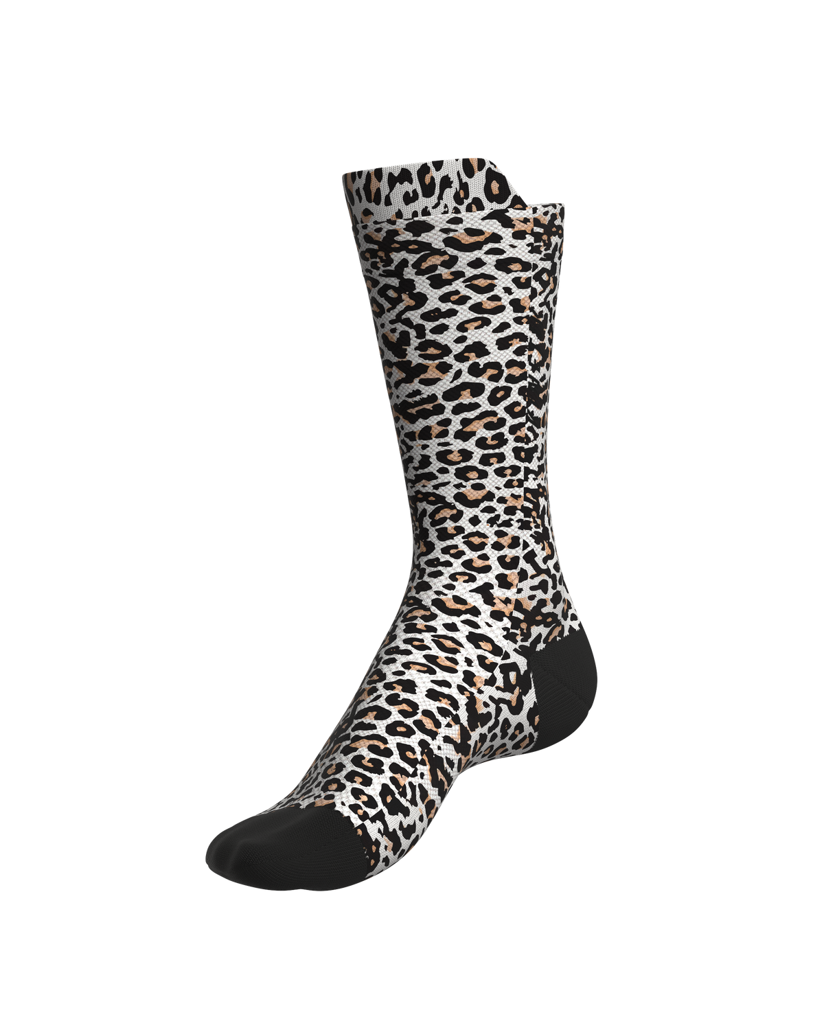 chaussettes fullkross socks trail running leopard