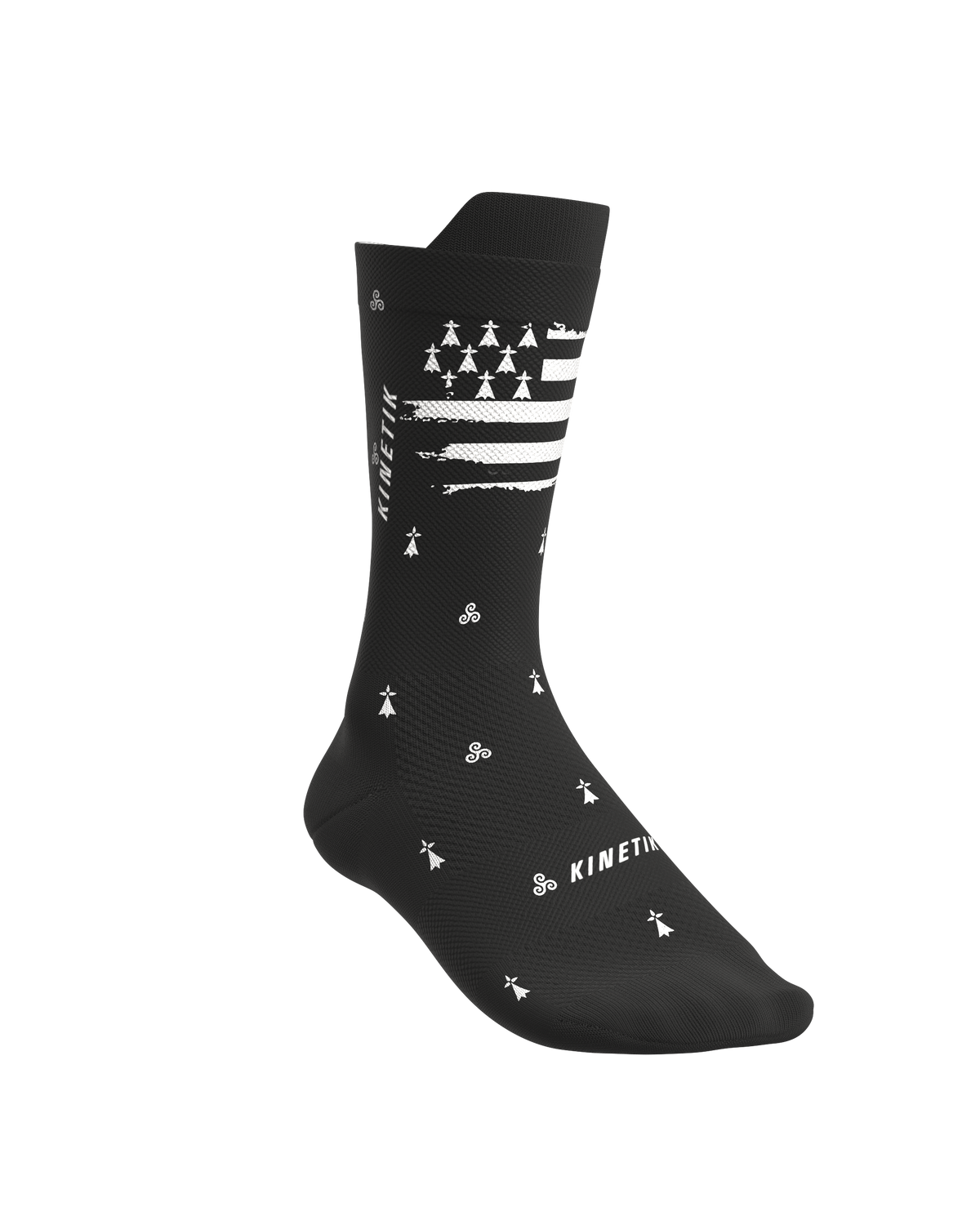 chaussettes de trail running fullkross socks hermine bretagne