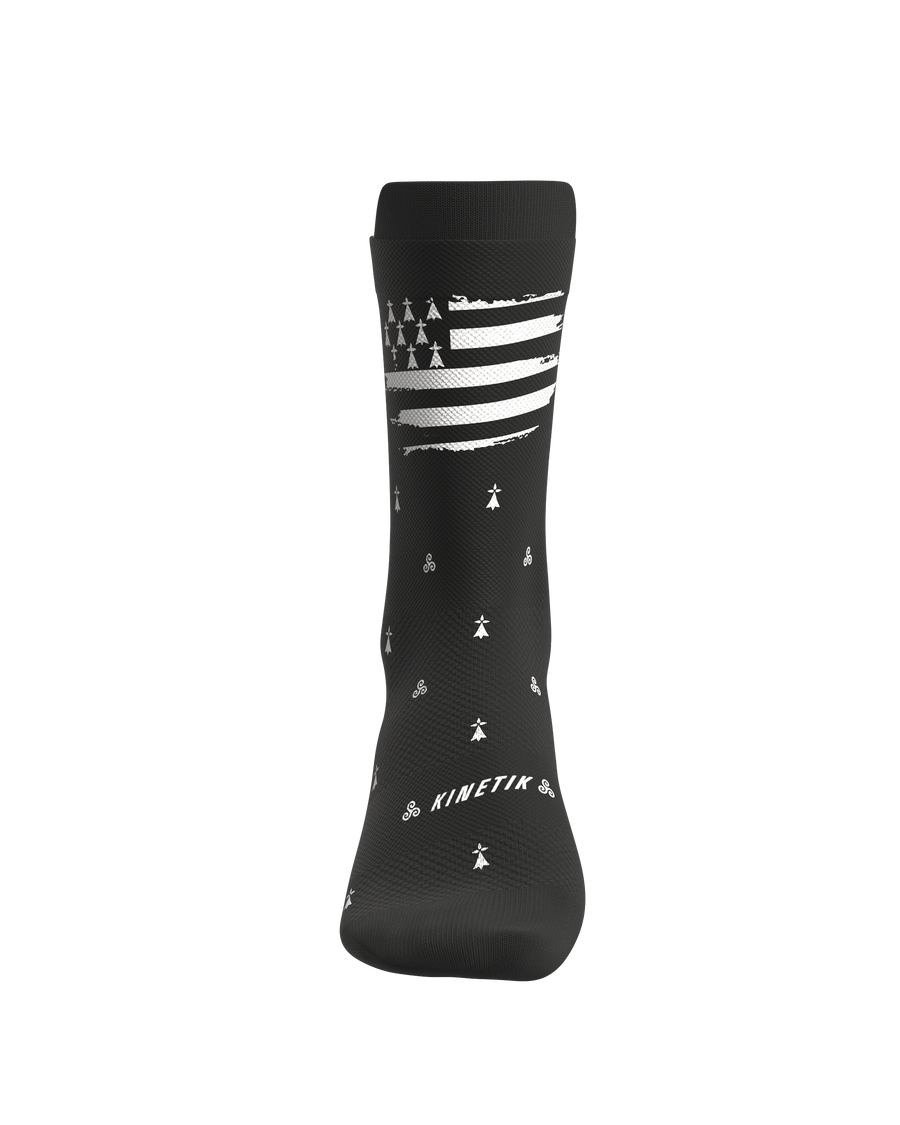 chaussettes de trail running fullkross socks hermine bretagne