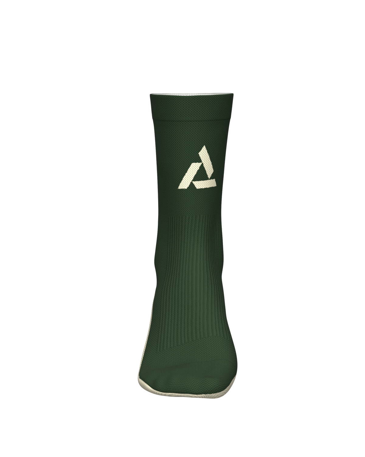chaussettes de trail running socks all tracks motion vert et blanc