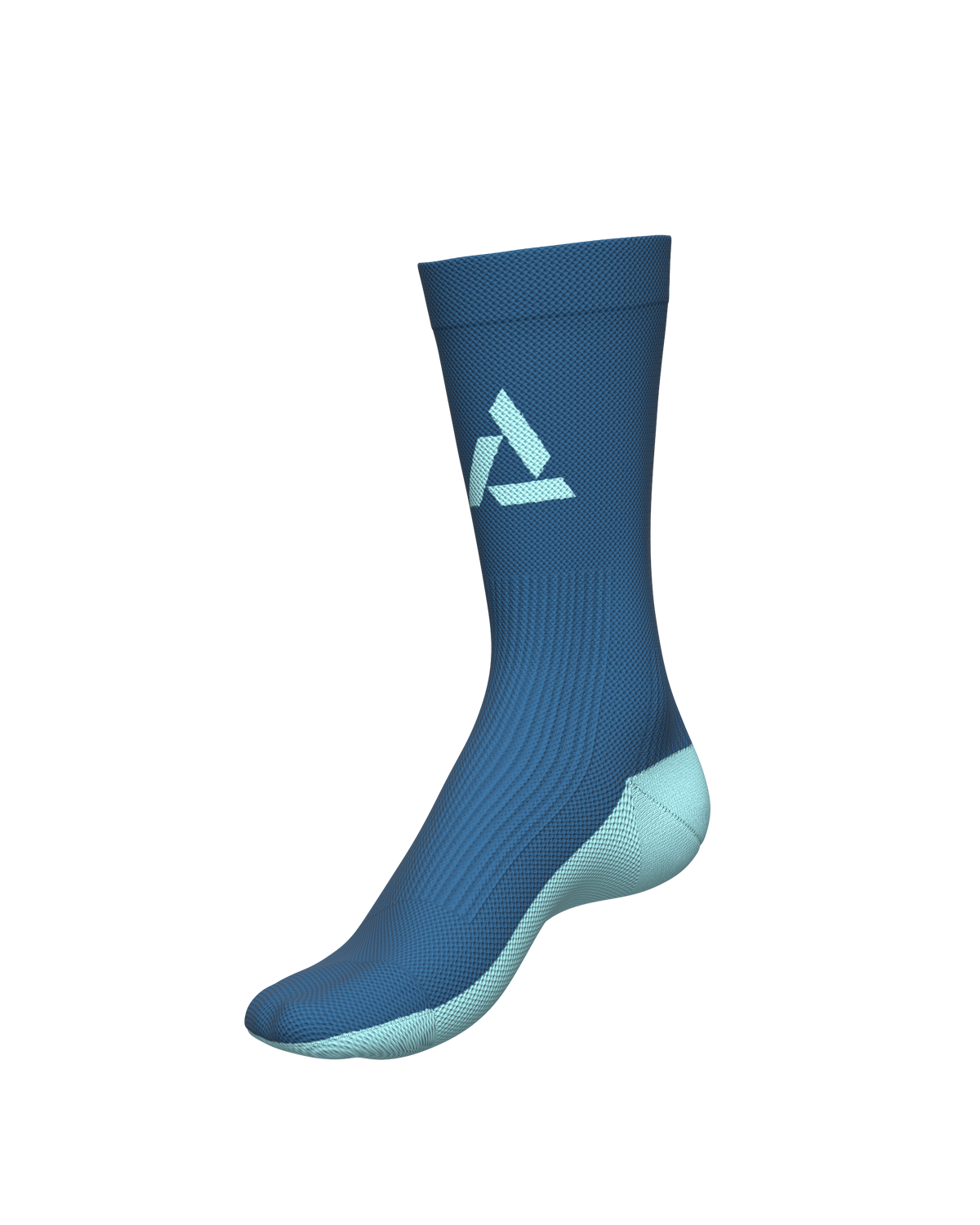 chaussettes de trail running socks all tracks motion bleu