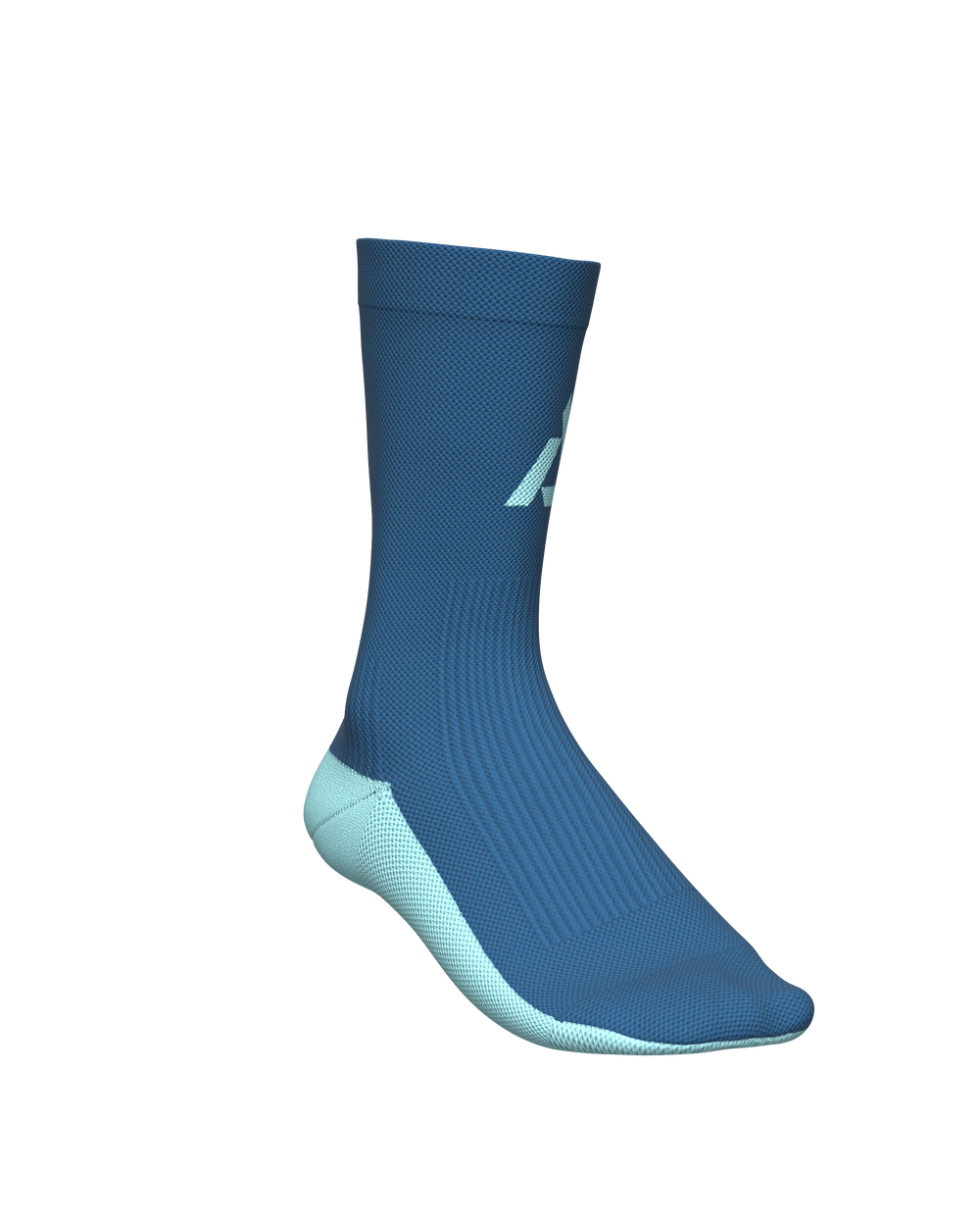 chaussettes de trail running socks all tracks motion bleu