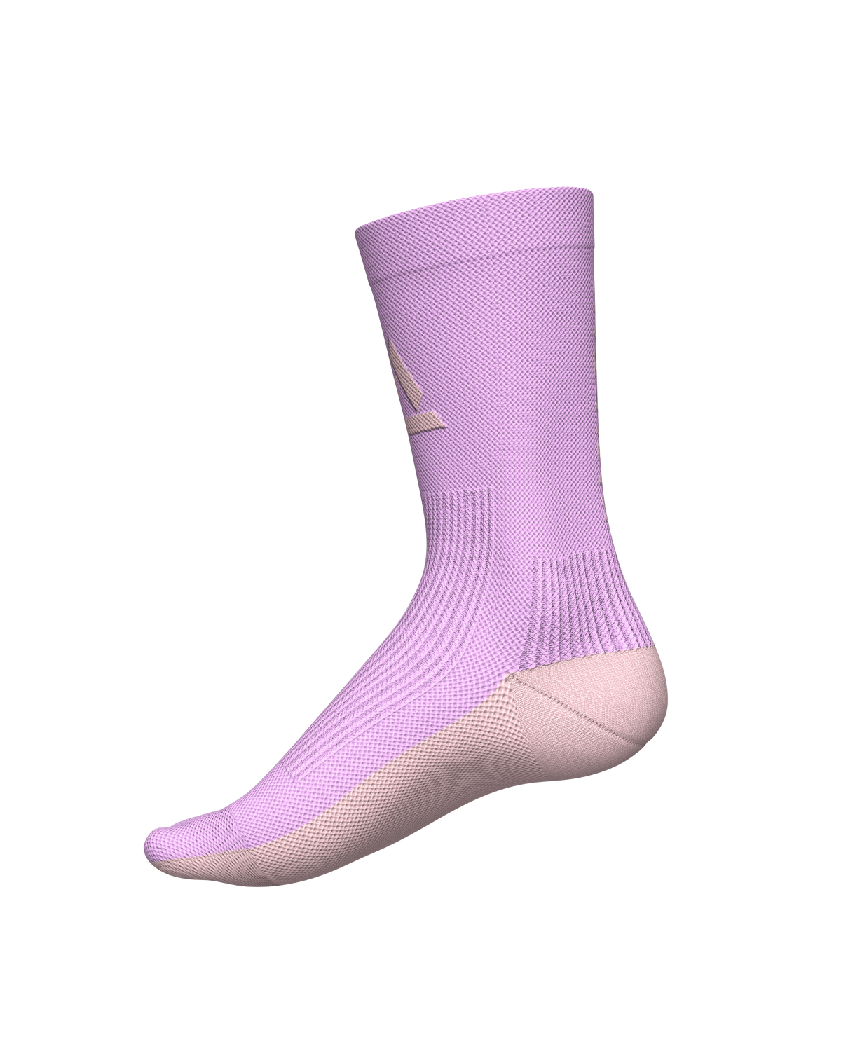 chaussettes de trail running socks all tracks motion lavende
