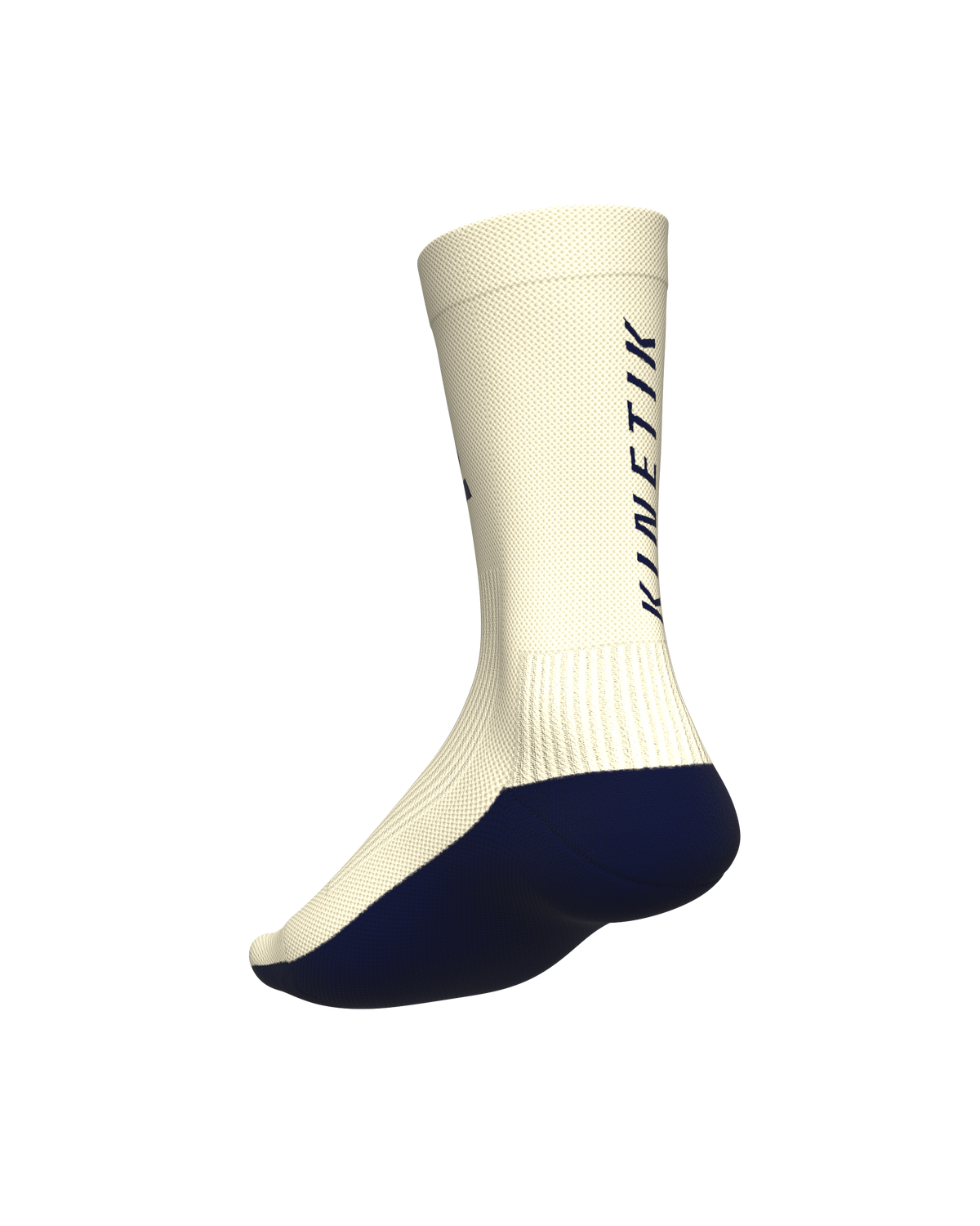 chaussettes de trail running socks all tracks motion blanc et bleu