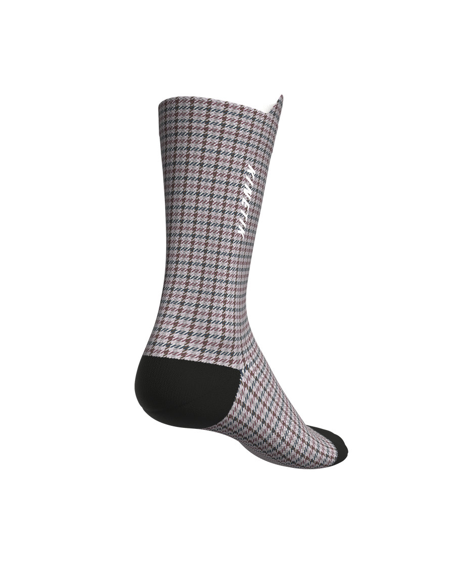 chaussettes de trail running fullkross socks pied de poule