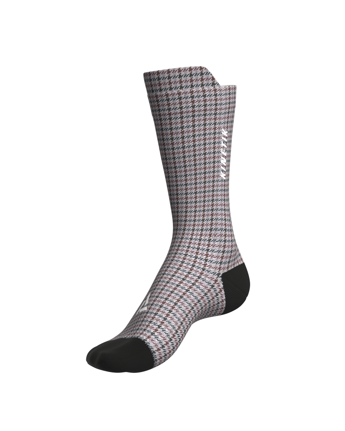 chaussettes de trail running fullkross socks pied de poule