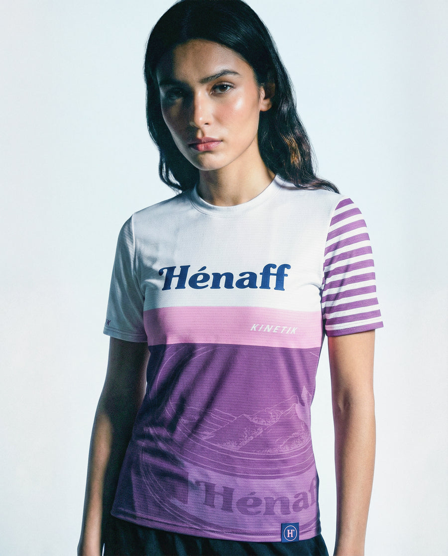 FALKON HENAFF WOMEN - - maillot manches courtes trail-running femme - kinetik-adrenalink