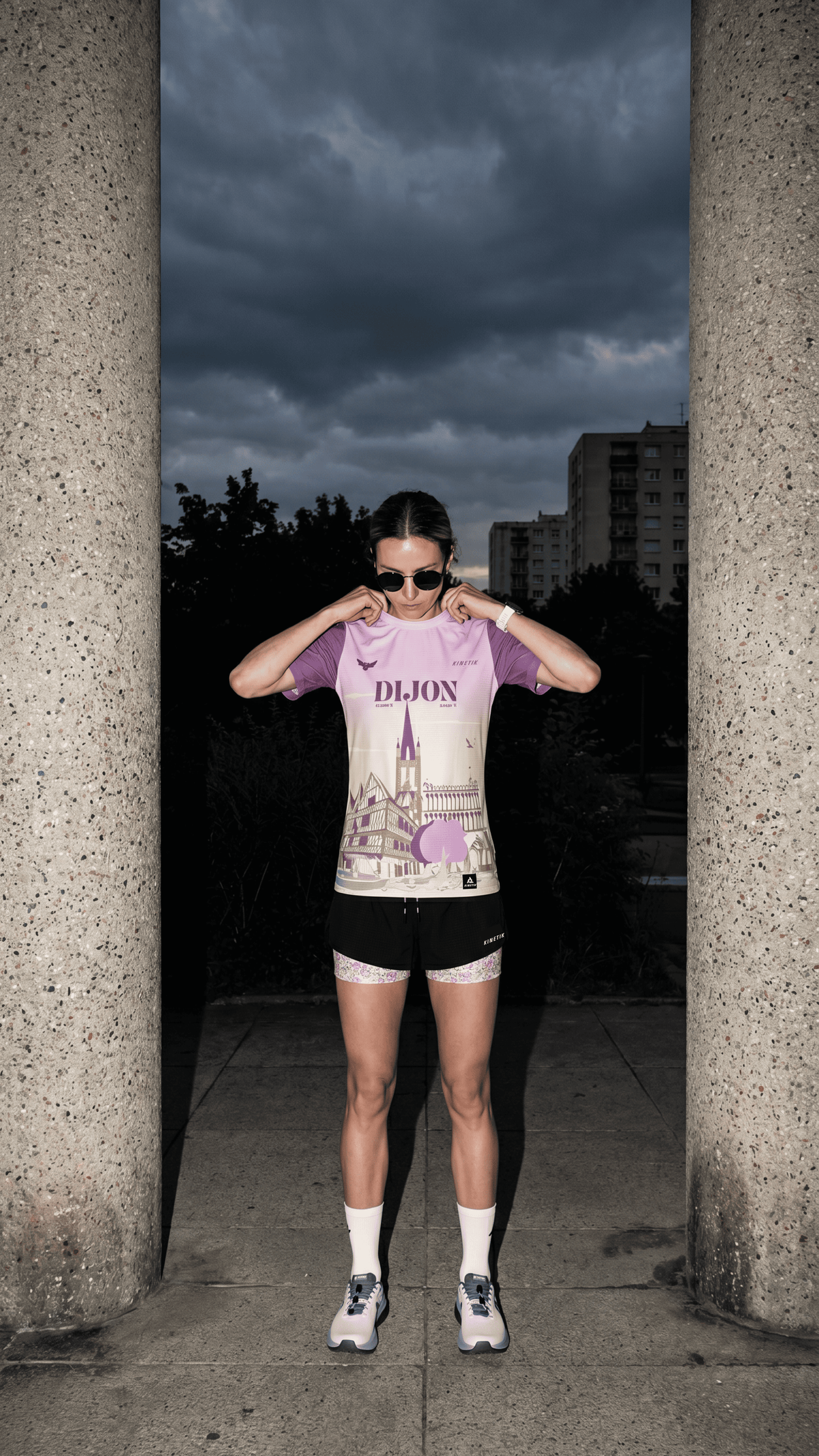 PRECOMMANDE - FALKON WOMEN DIJON - Tee-shirts - maillot manches courtes trail-running femme - kinetik-adrenalink
