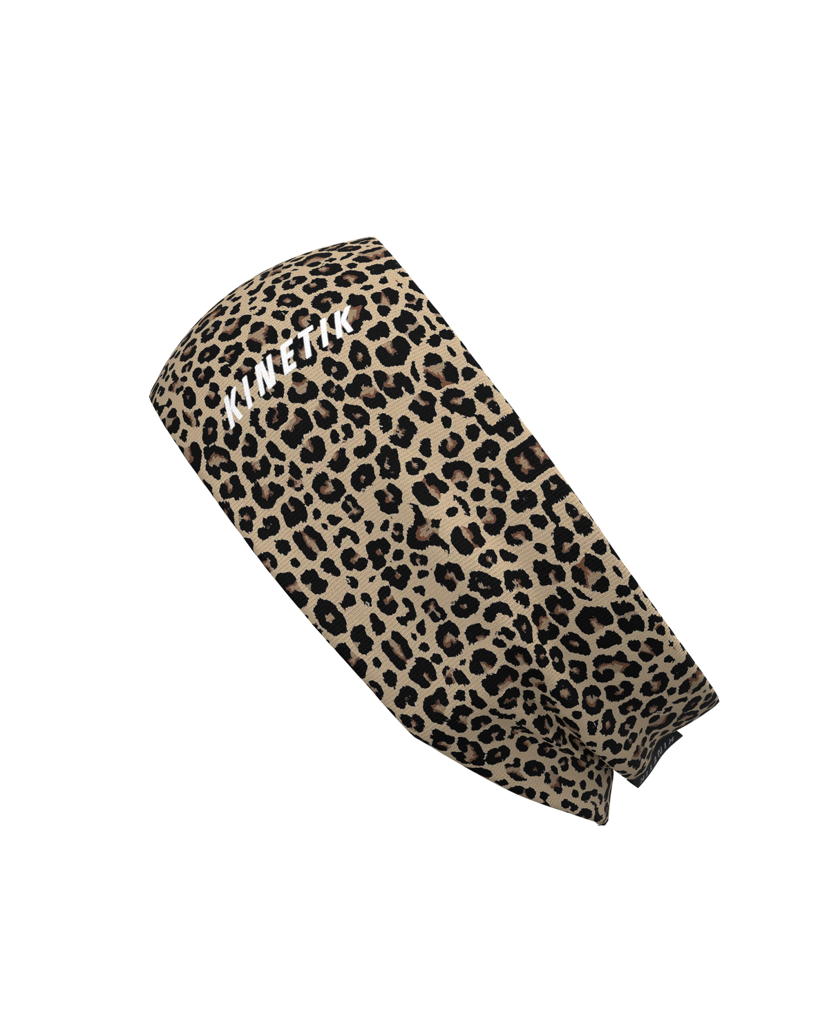 bandeau headband trail running leopard