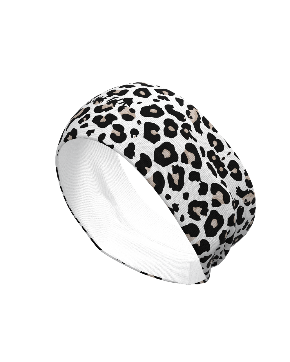 bandeau headband trail running leopard