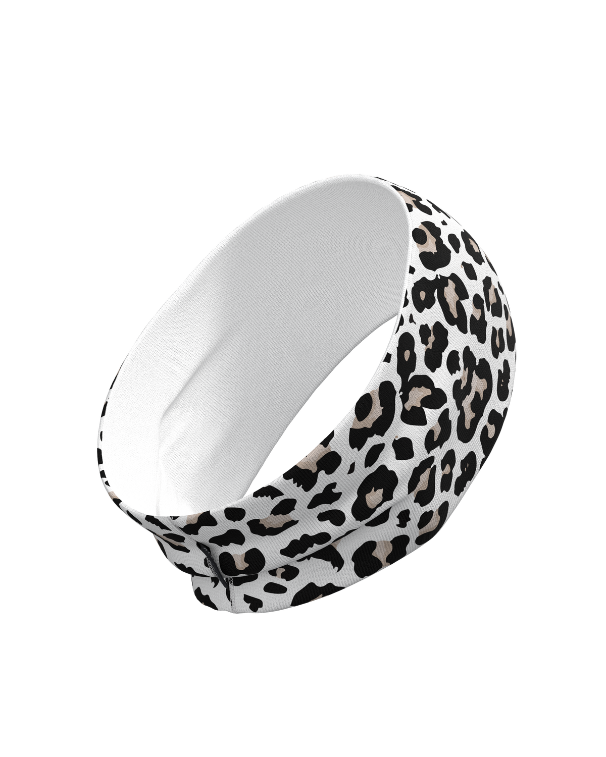 bandeau headband trail running leopard