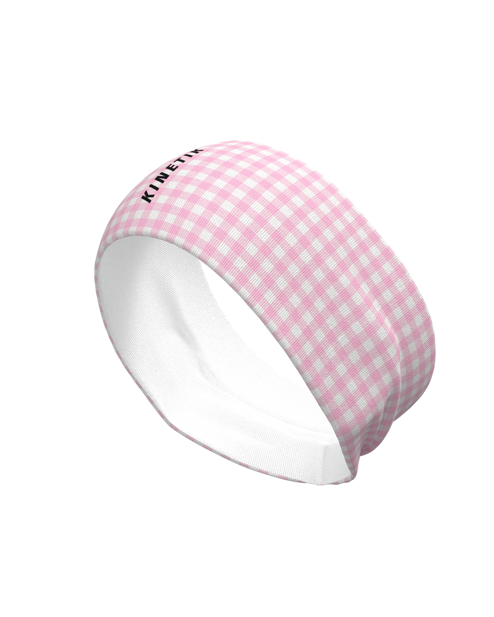 HEADBAND VICHY PINK - Bandeaux trail-running - 1 - kinetik-adrenalink