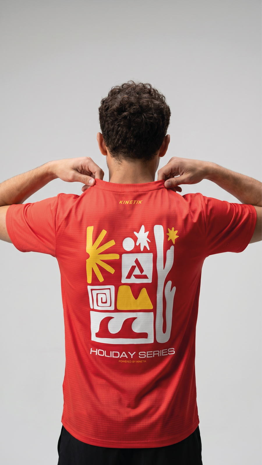 FALKON MEN HOLIDAY SERIES RED-Tee-shirts-maillot manches courtes trail-running homme-kinetik-adrenalink
